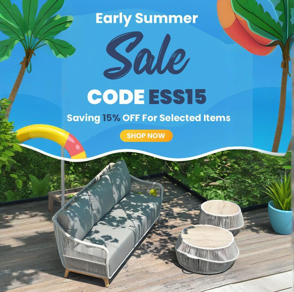 Early Summer Sale: 5 Essential Outdoor Furnitures to Elevate Your Summer Gatherings