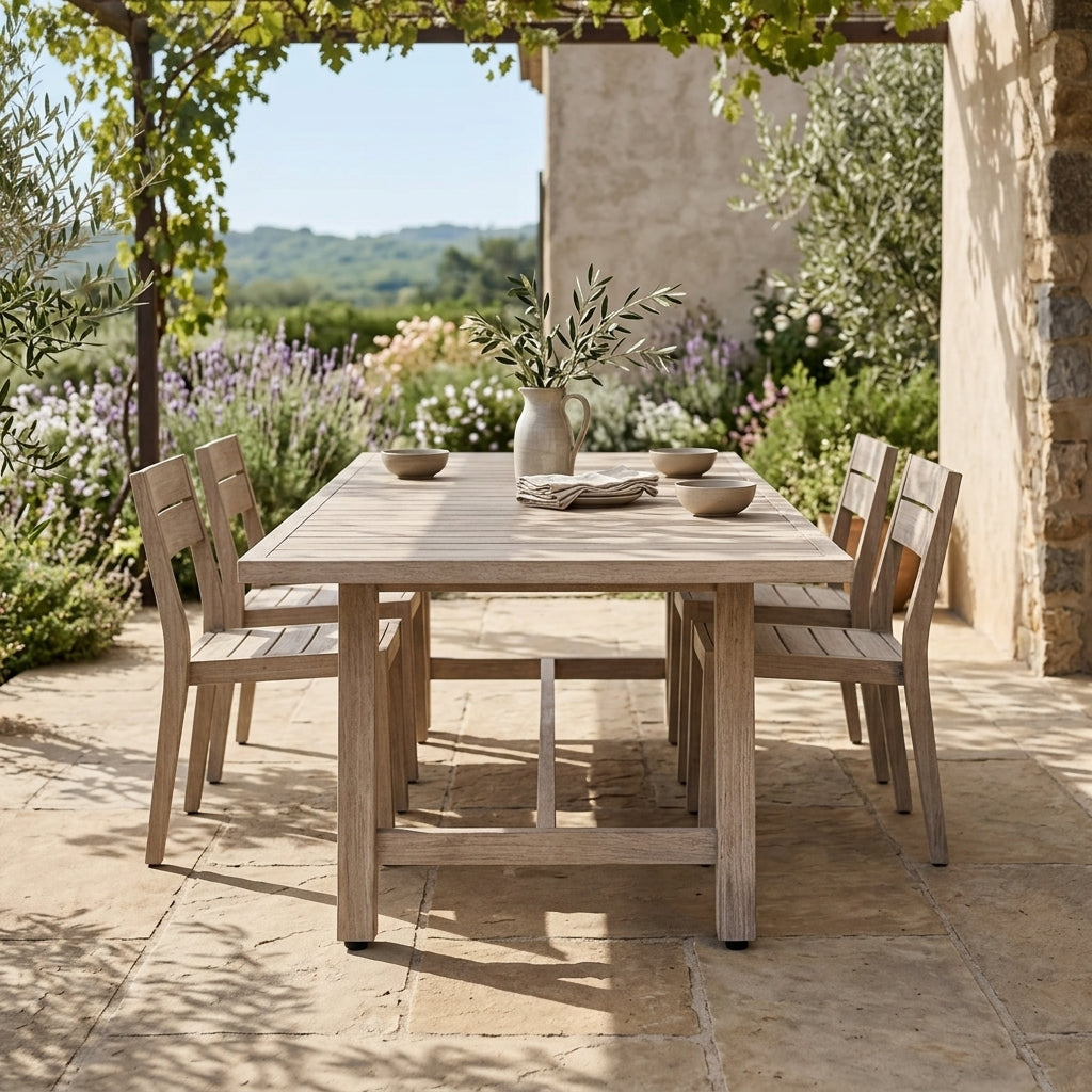 How to Care for Your Wooden Outdoor Dining Table