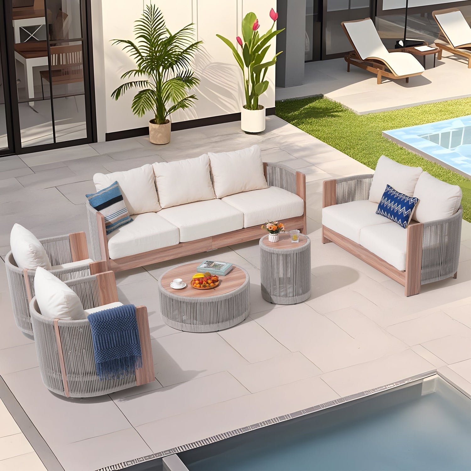 What is Heat Transfer Wood Grain Outdoor Furniture