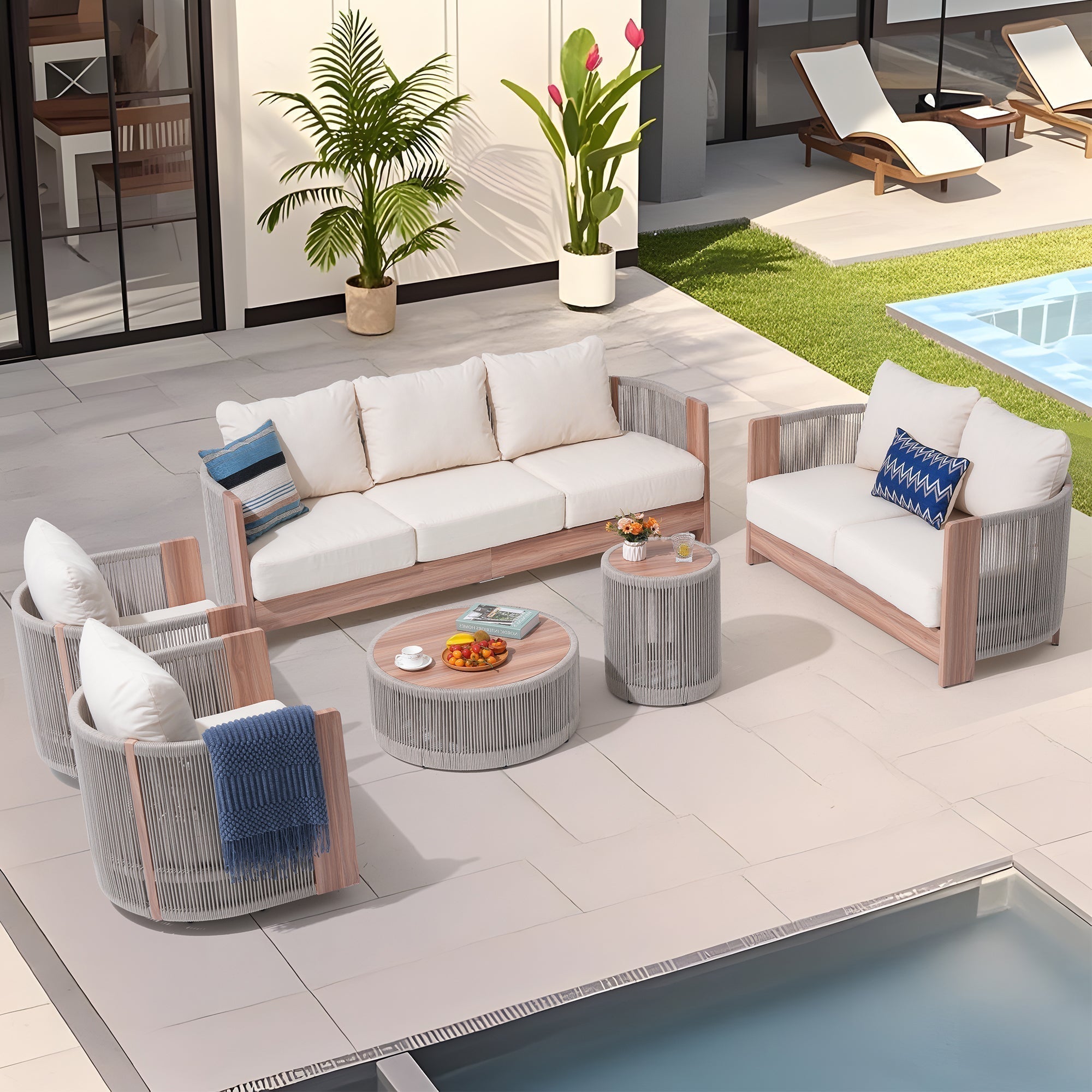 What is Heat Transfer Wood Grain Outdoor Furniture