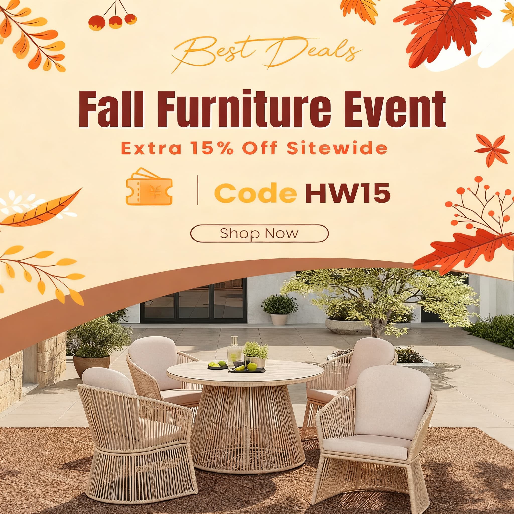 Jardina’s Fall Sale: Elevate Your Outdoor Space with Unbeatable Deals on Premium Furniture