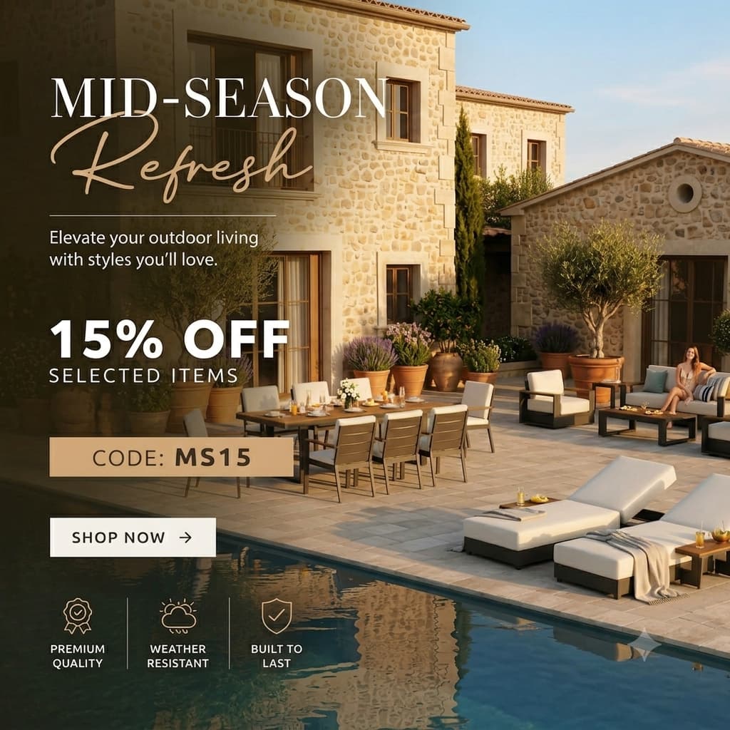 Mid-Season Refresh: How to Elevate Your Outdoor Living with Jardina’s Summer Sale?