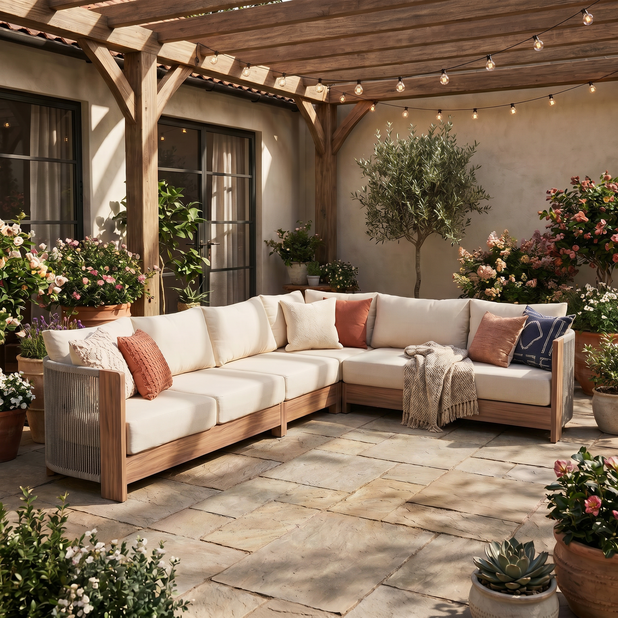 How to Choose the Right Size for L-Shaped Outdoor Furniture