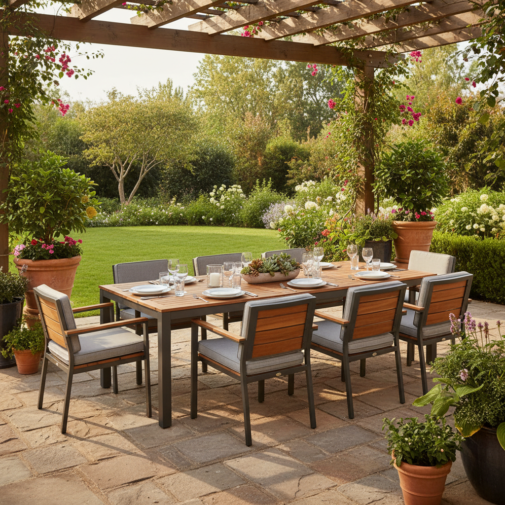 Best Extendable Outdoor Dining Tables for 8 People