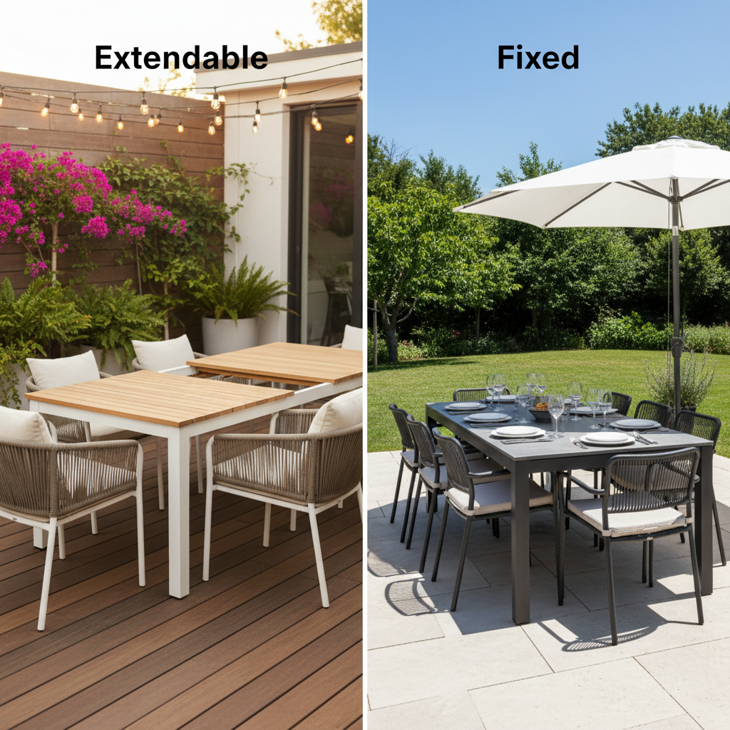 Extendable vs. Fixed Patio Dining Tables: Which Is Better?
