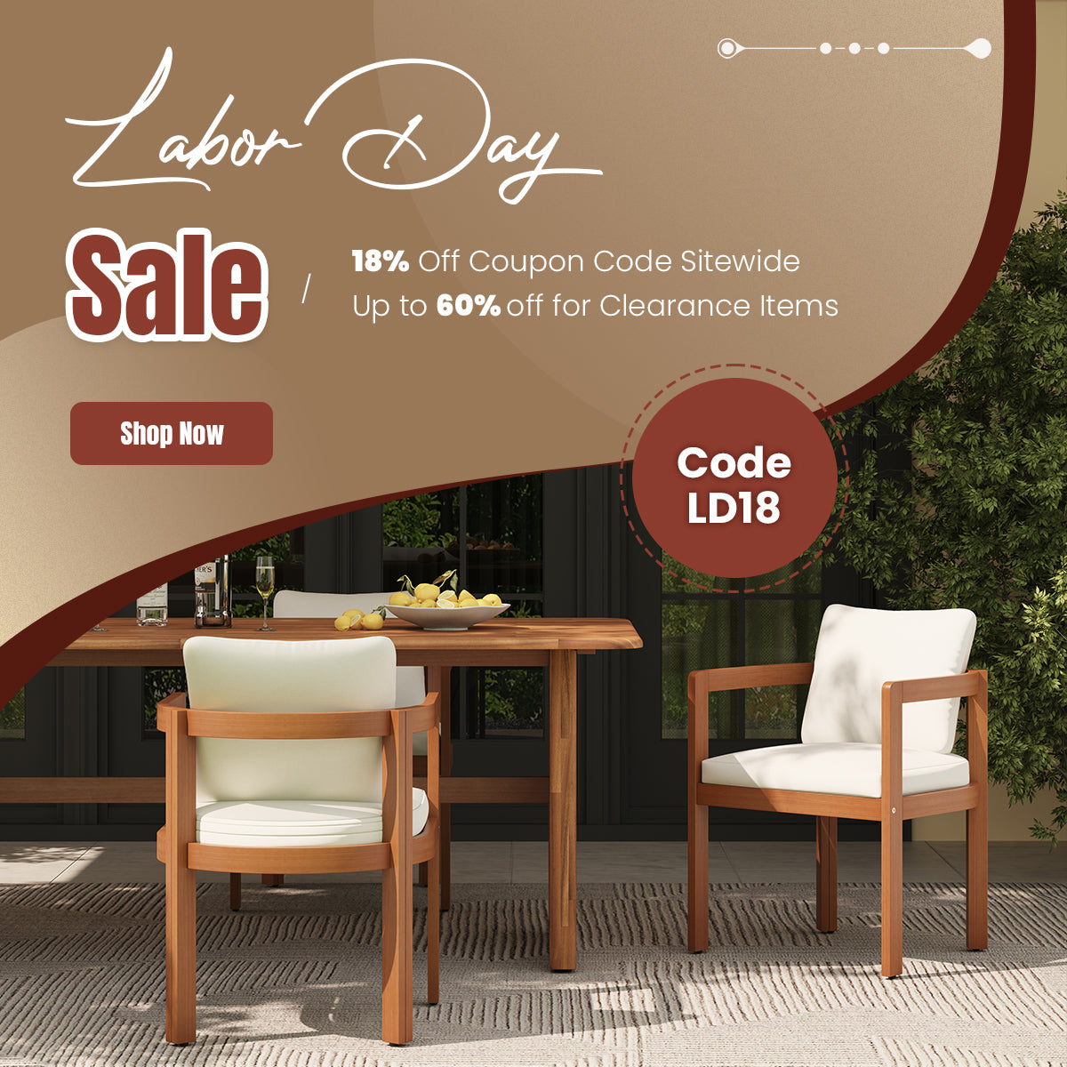 Celebrate Labor Day with Style: Unlock 18% Off Sitewide at Jardina