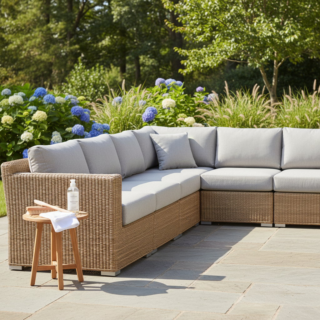 How to Clean & Maintain Your Outdoor Sectional Sofa: Complete Season‑by‑Season Guide
