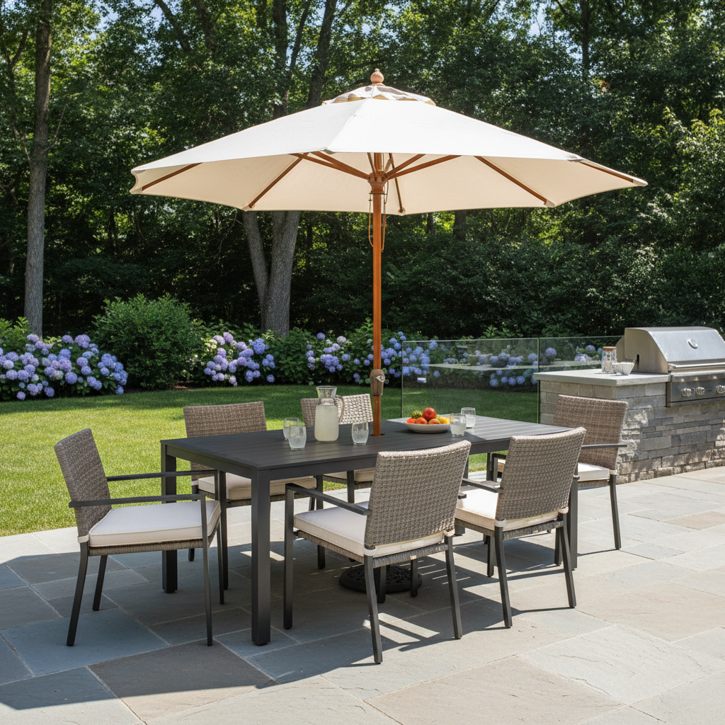 What Size Patio Umbrella Should I Choose for My Outdoor Dining Table?
