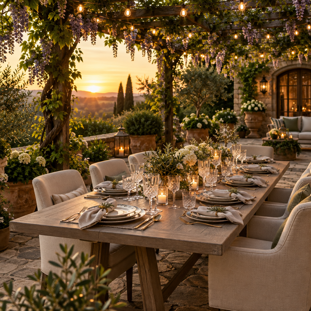 How to Create a Sophisticated Outdoor Dining Space