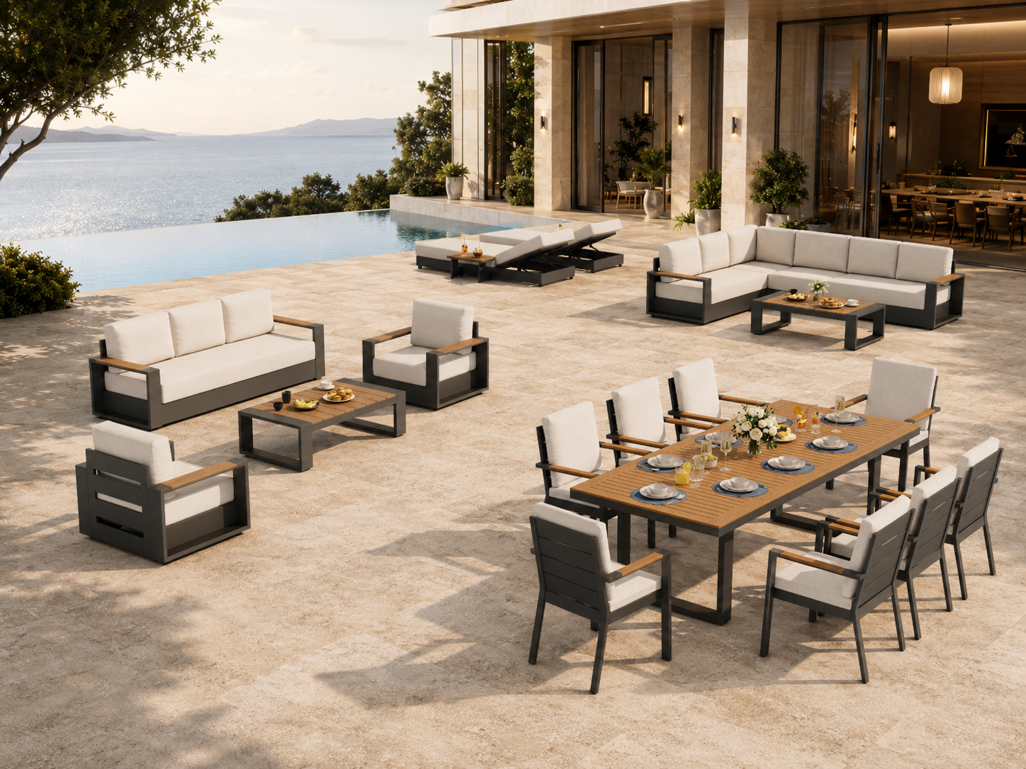 Addison Collection Modern Outdoor Patio Furniture | Jardina Outdoor Your Living