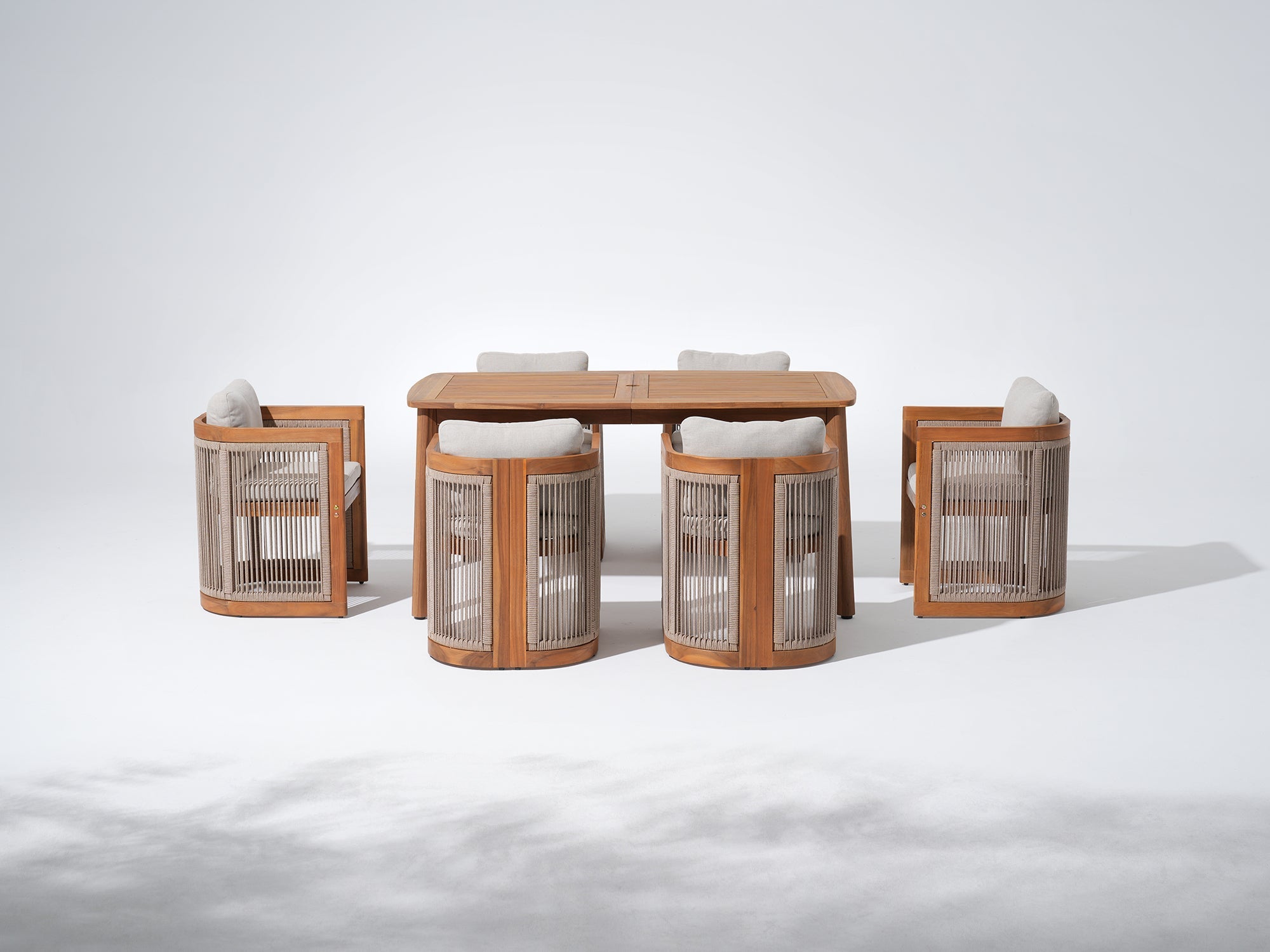 Outdoor Dining Sets For 6 - Jardina European & Modern Outdoor Patio Furniture