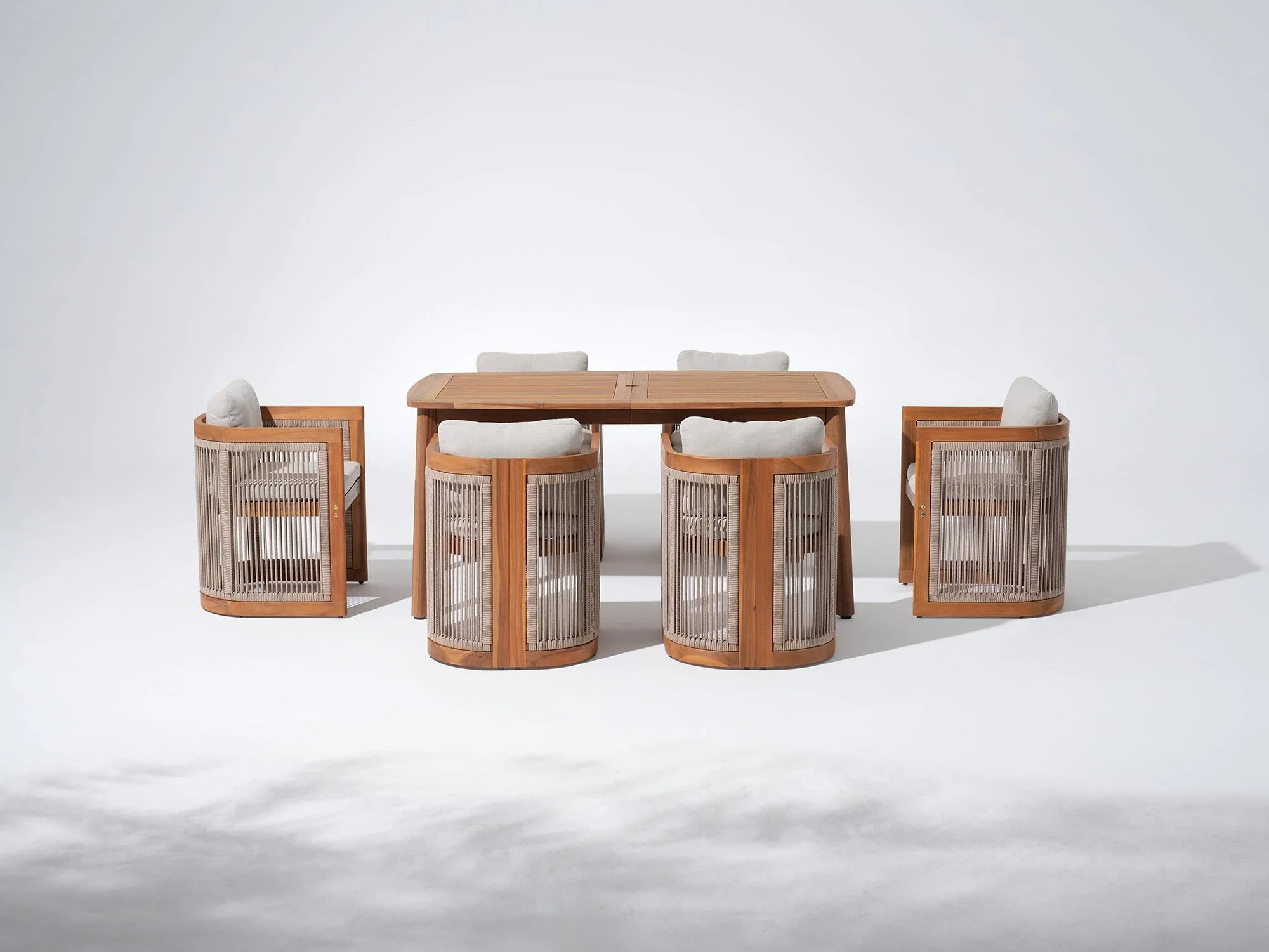 Outdoor Dining Sets For 6 - Jardina European & Modern Outdoor Patio Furniture