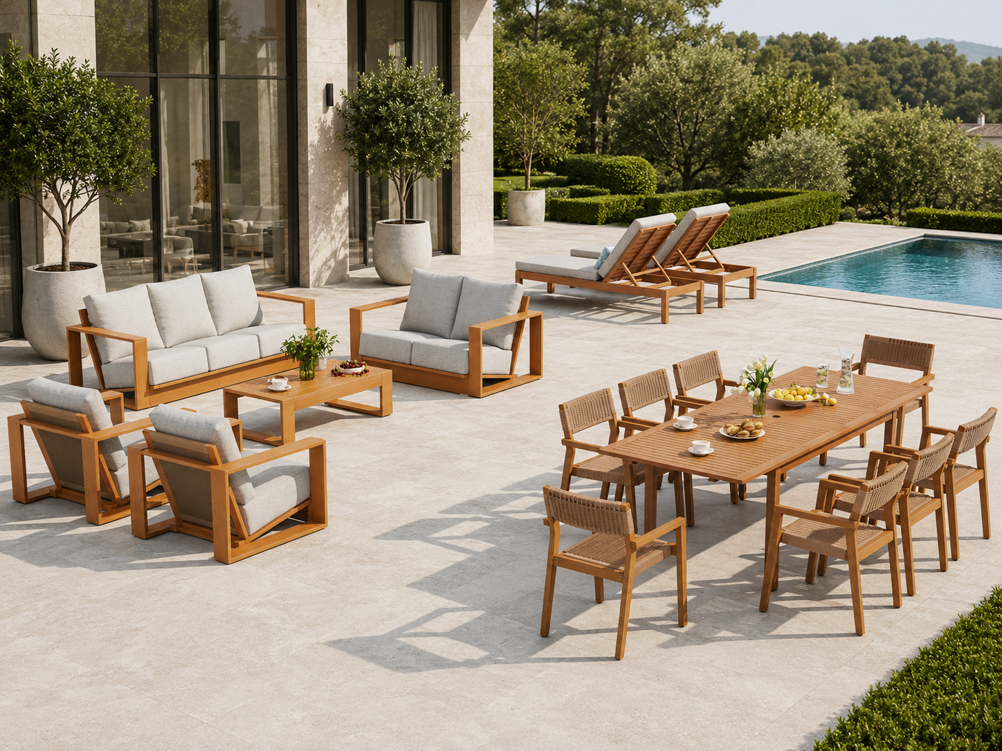 Drift Collection Modern Outdoor Patio Furniture | Jardina Outdoor Your Living