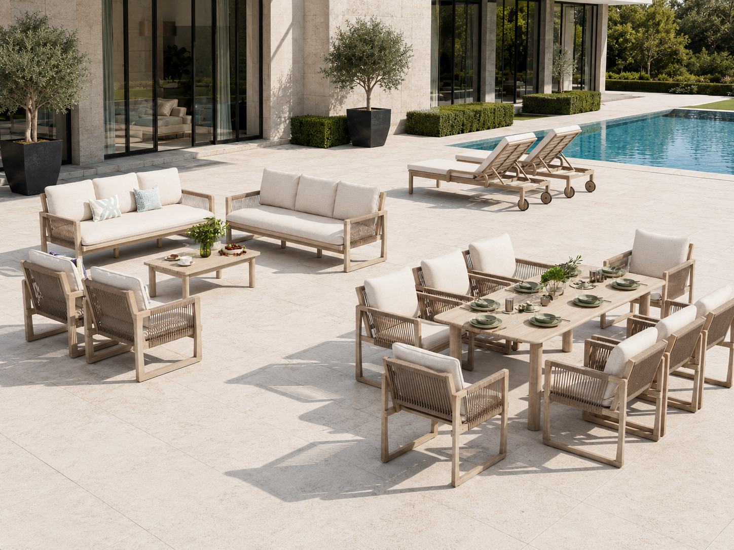 Lumi Collection Modern Outdoor Patio Furniture | Jardina Outdoor Your Living
