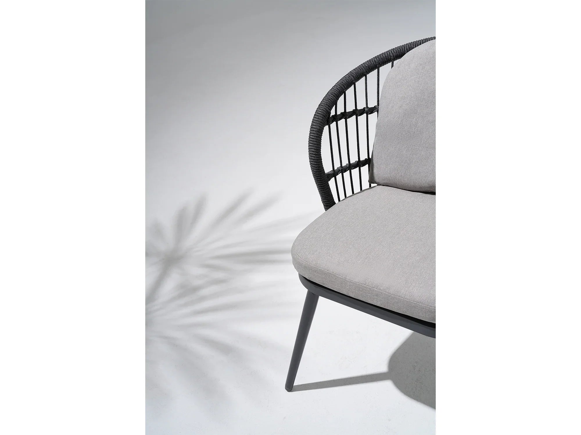 Comino Aluminum Outdoor Loveseat Set with Coffee Table