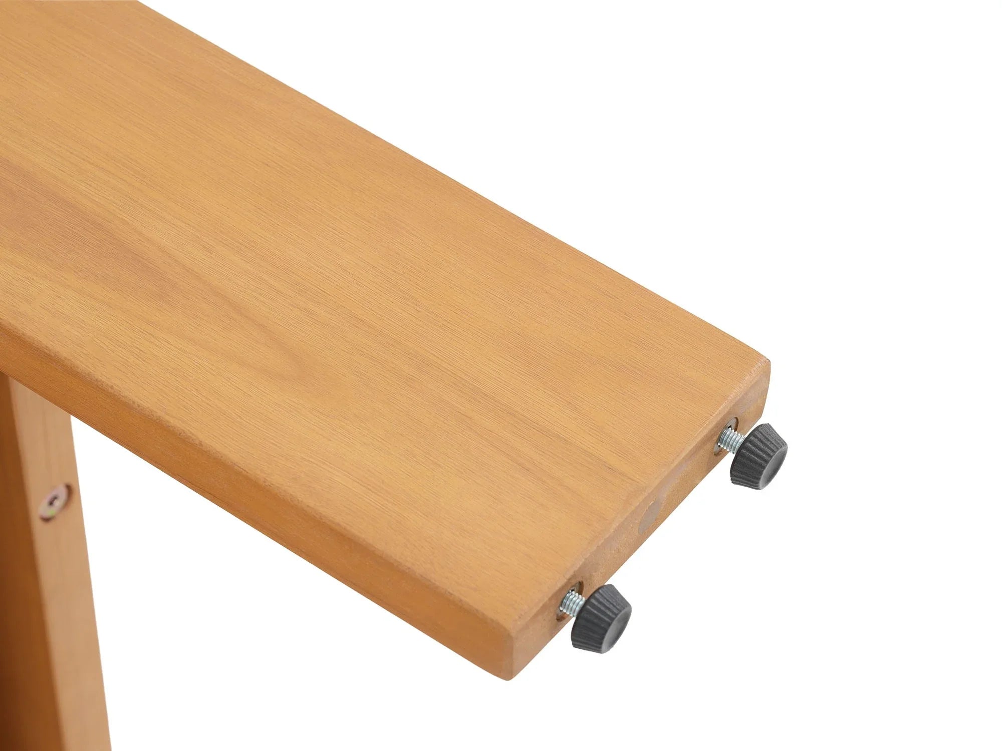 Foristern 4-Piece eucalyptus Wooden Outdoor Sofa Set, adjustable legs detail - Jardina Modern Outdoor Furniture