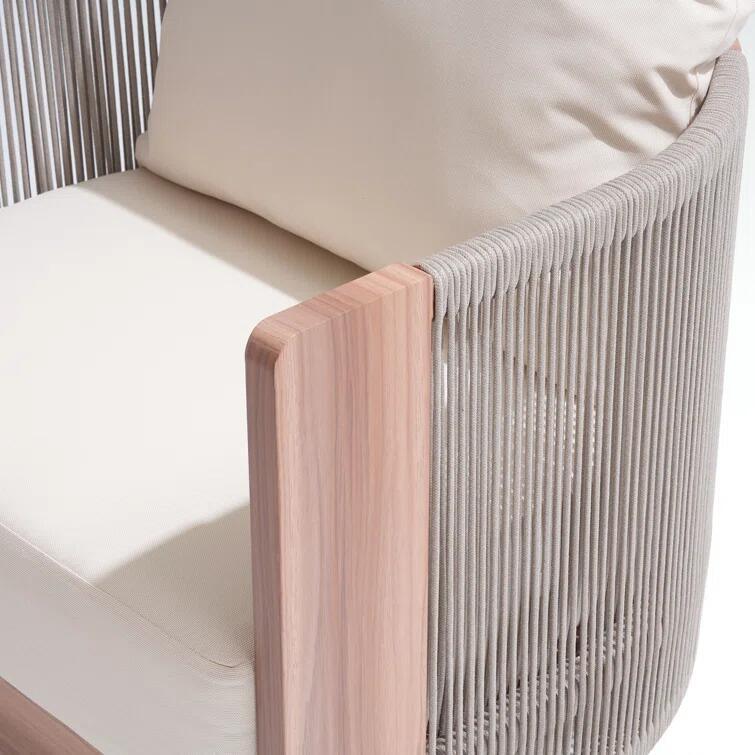 Irati Outdoor furniture Set armrest detail - Jardina Premium Modern Outdoor Patio Furniture