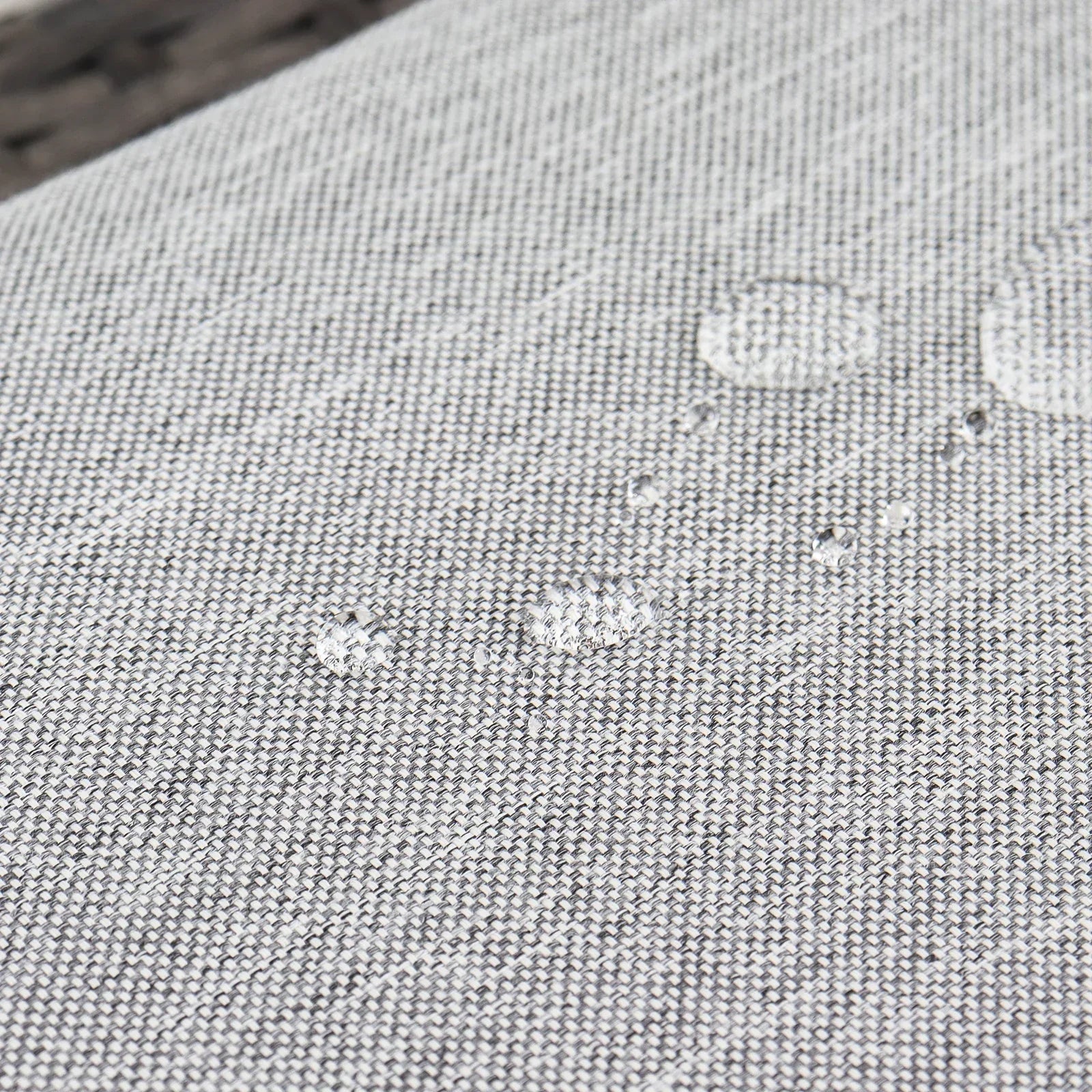 Wooden Outdoor Patio Bar chairs, water-resistant cushion covers detail - Jardina Premium Modern Outdoor Patio Furniture