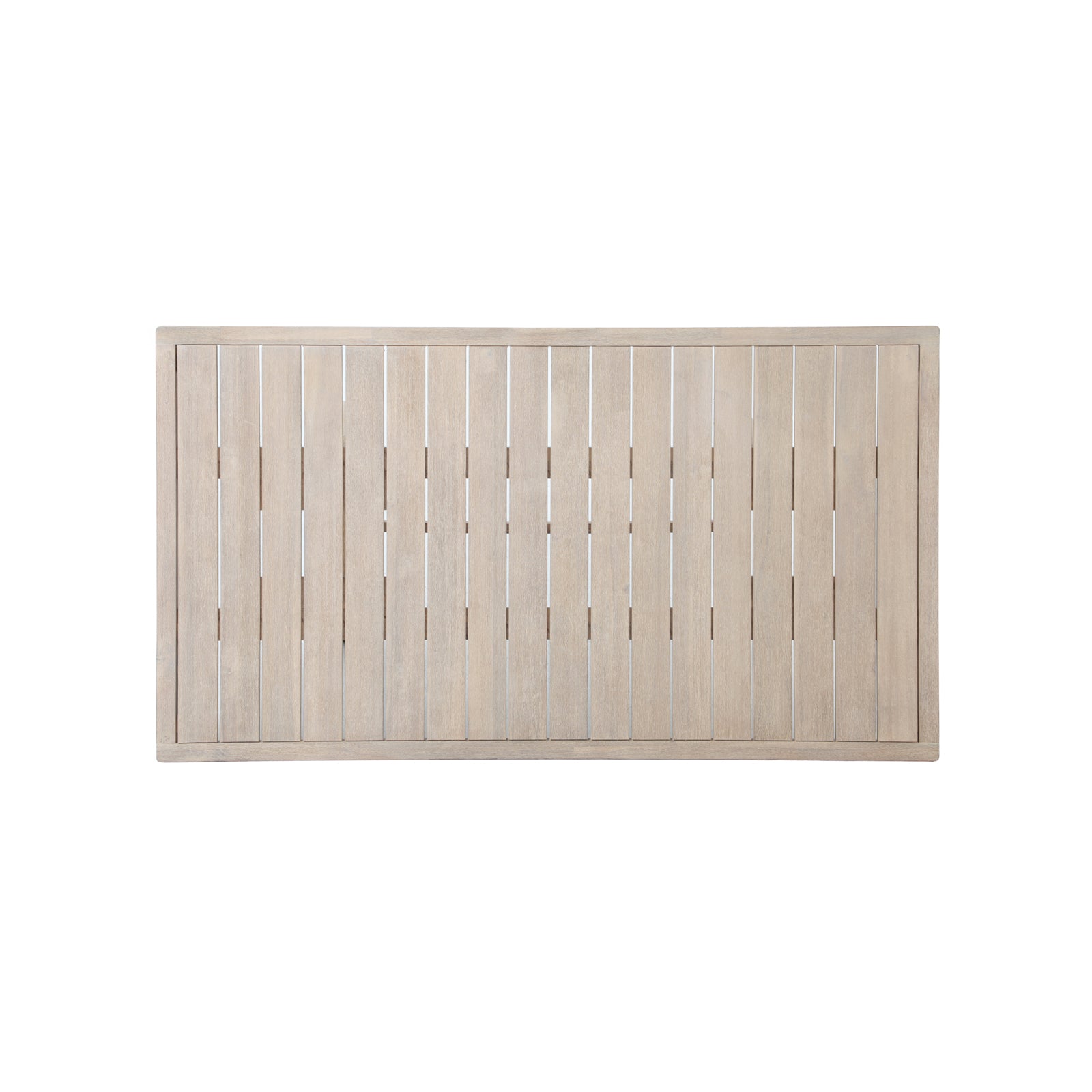 Thalea 62.5'' Wooden Outdoor Bar Table with Wire Brush Finish