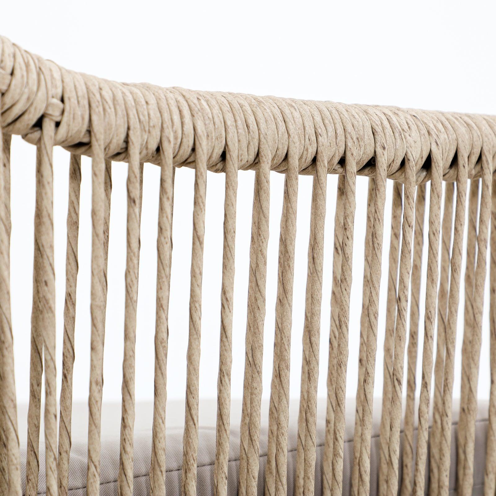Hallerbos bar height chair, beige rattan-Jardina furniture