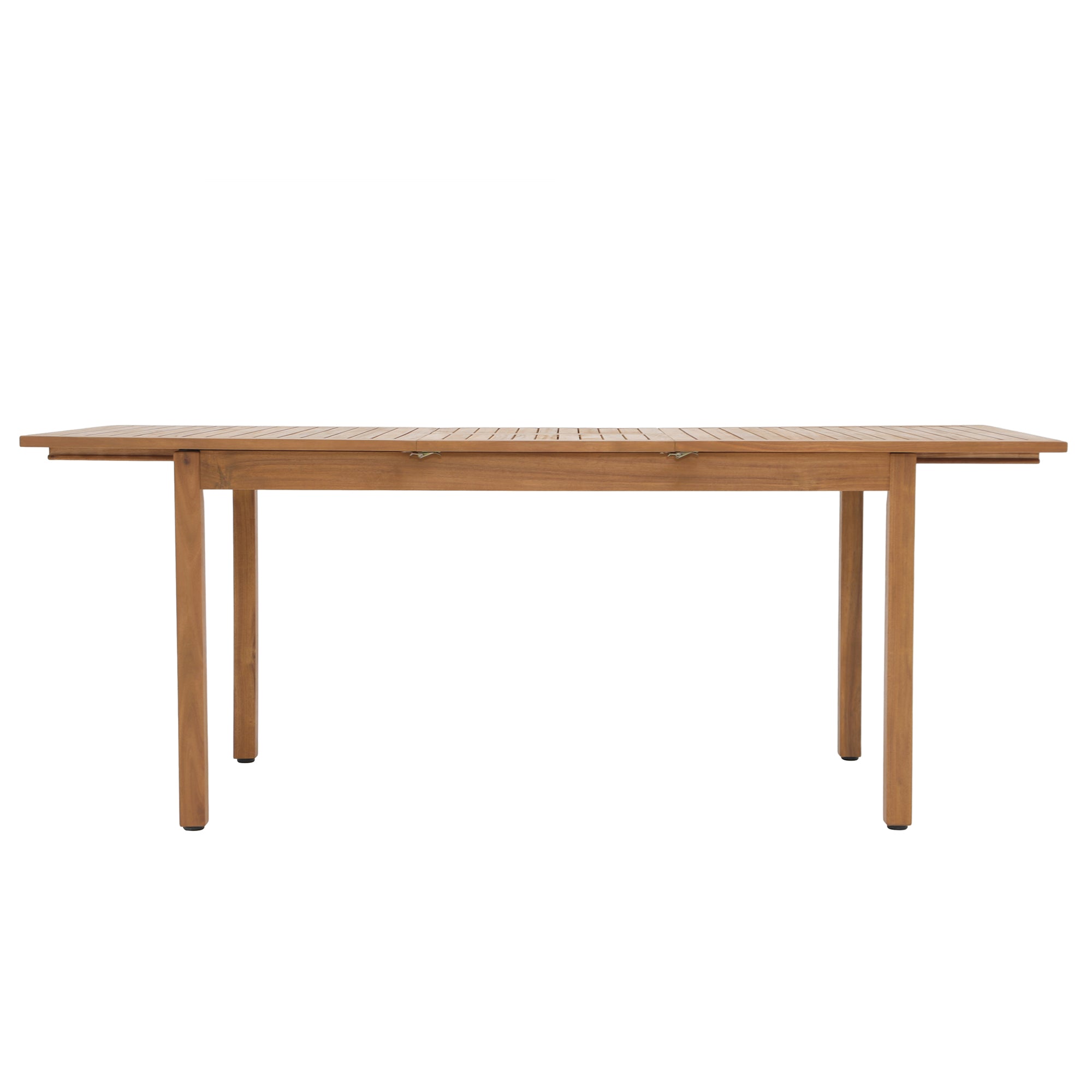 acacia Wooden rectangular and extendable outdoor dining table- Jardina Modern Premium Patio Outdoor Furniture