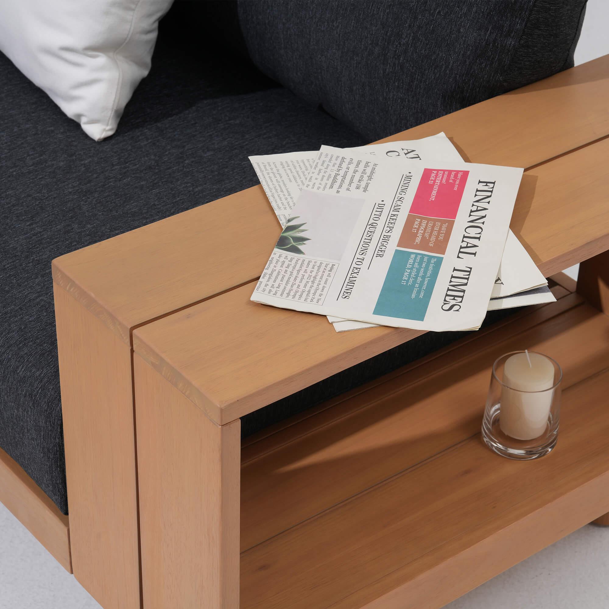 Eucalyptus Wood side table