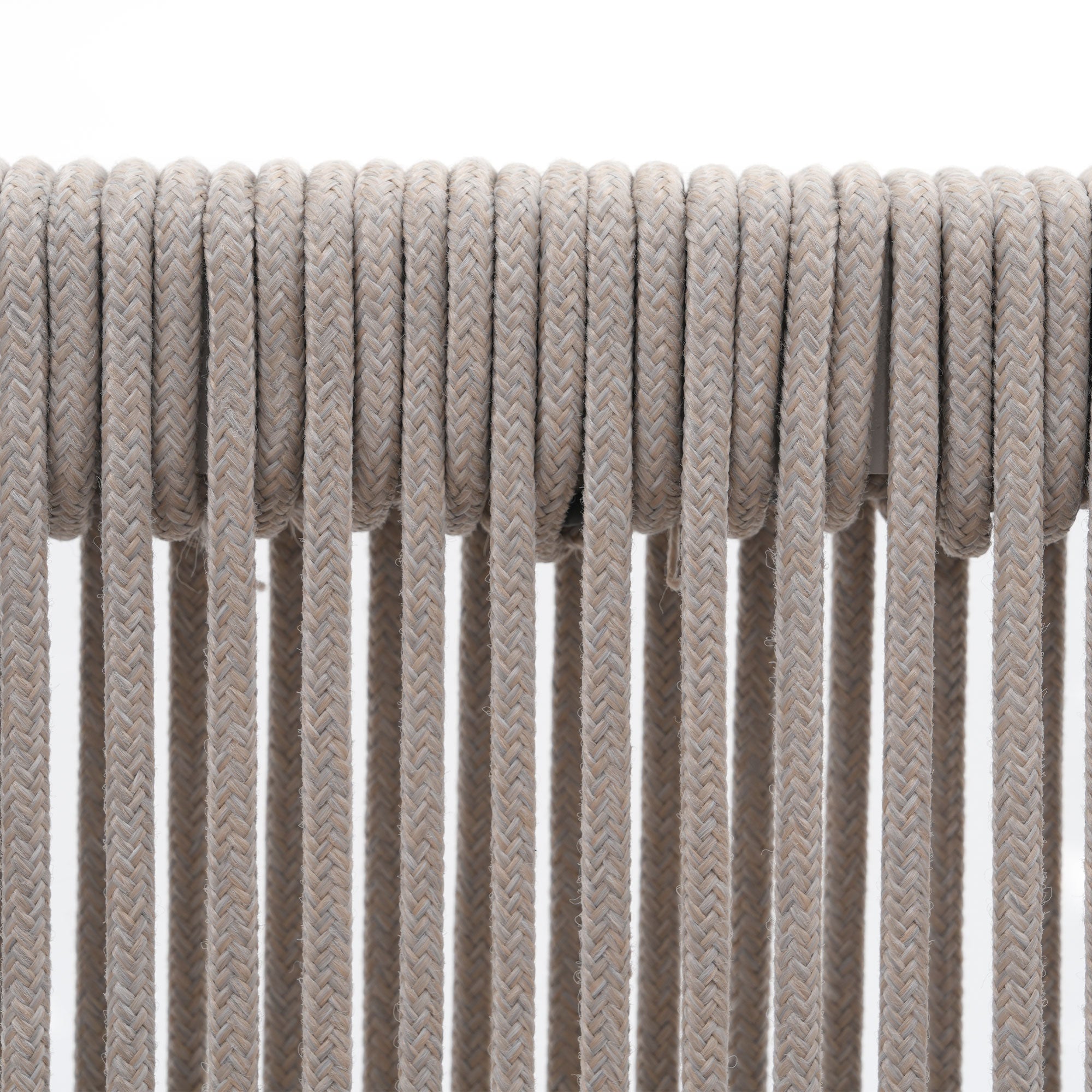 Close-up of braided beige rope- Jardina Modern Premium Patio Outdoor Furniture