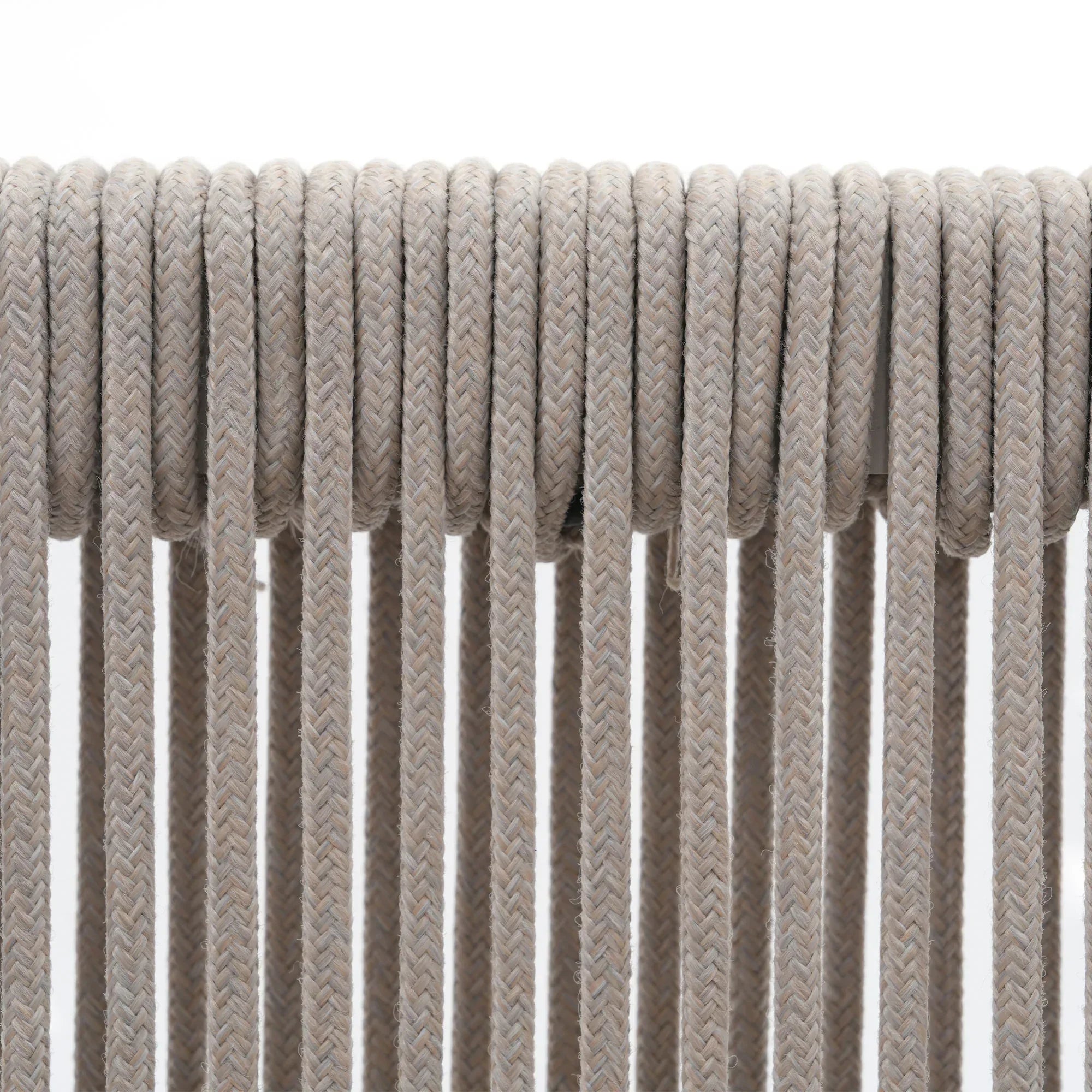 Close-up of braided beige rope- Jardina Modern Premium Patio Outdoor Furniture