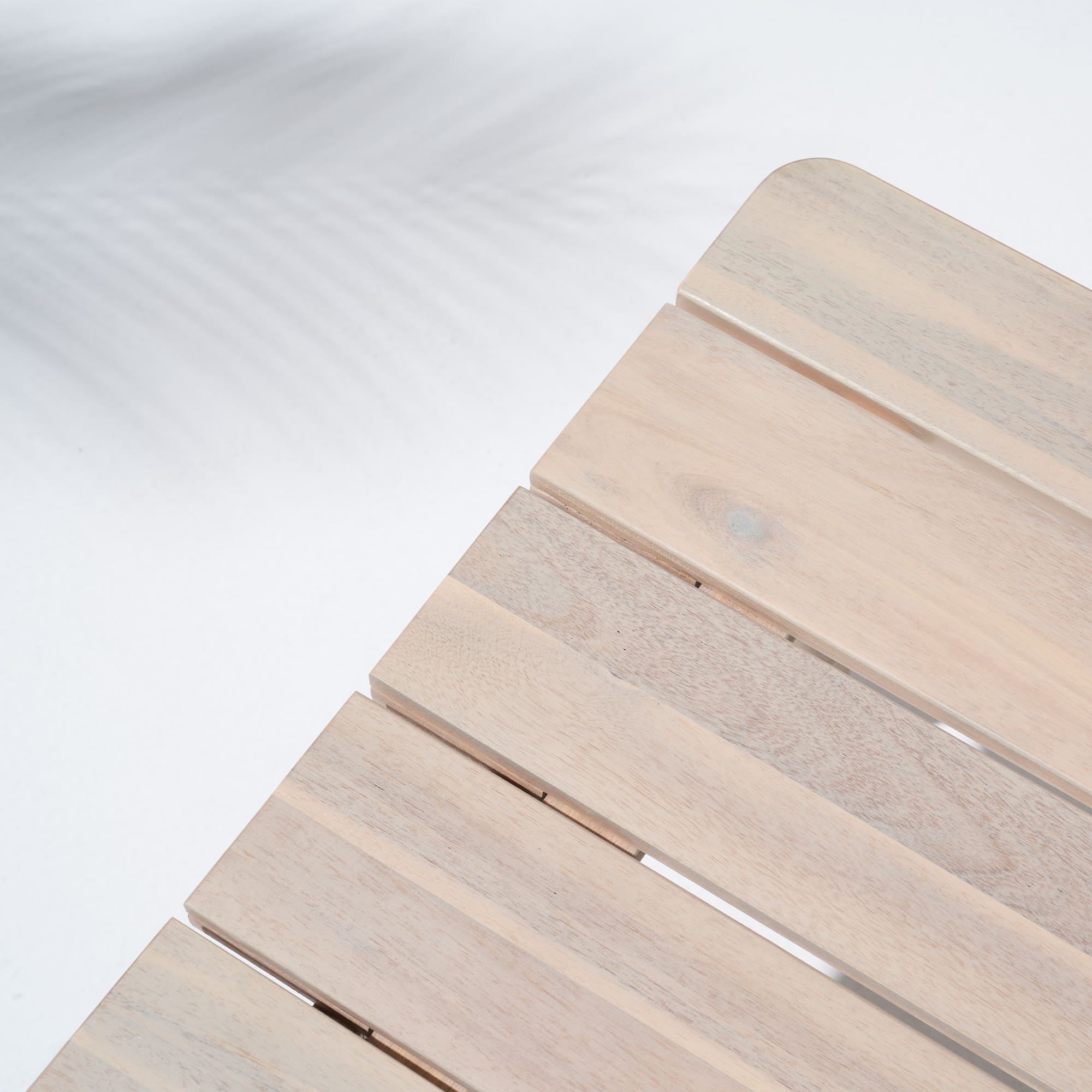 Lumi Outdoor Conversation Set with Rope Design, Wood & Cushion