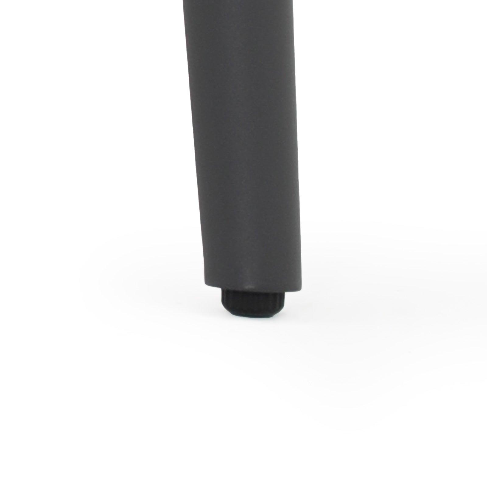 modern outdoor sofa metal leg detail