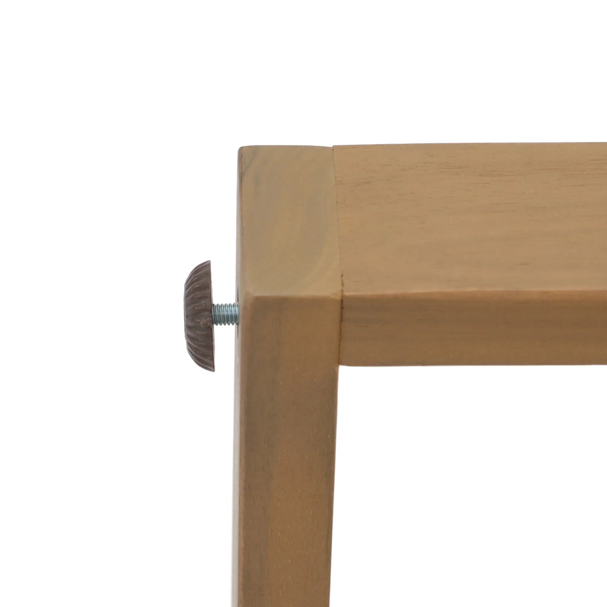 Foristern wooden Outdoor L-Shaped Sofa Set adjuastable feet detail - Jardina Premium Modern Outdoor Patio Furniture