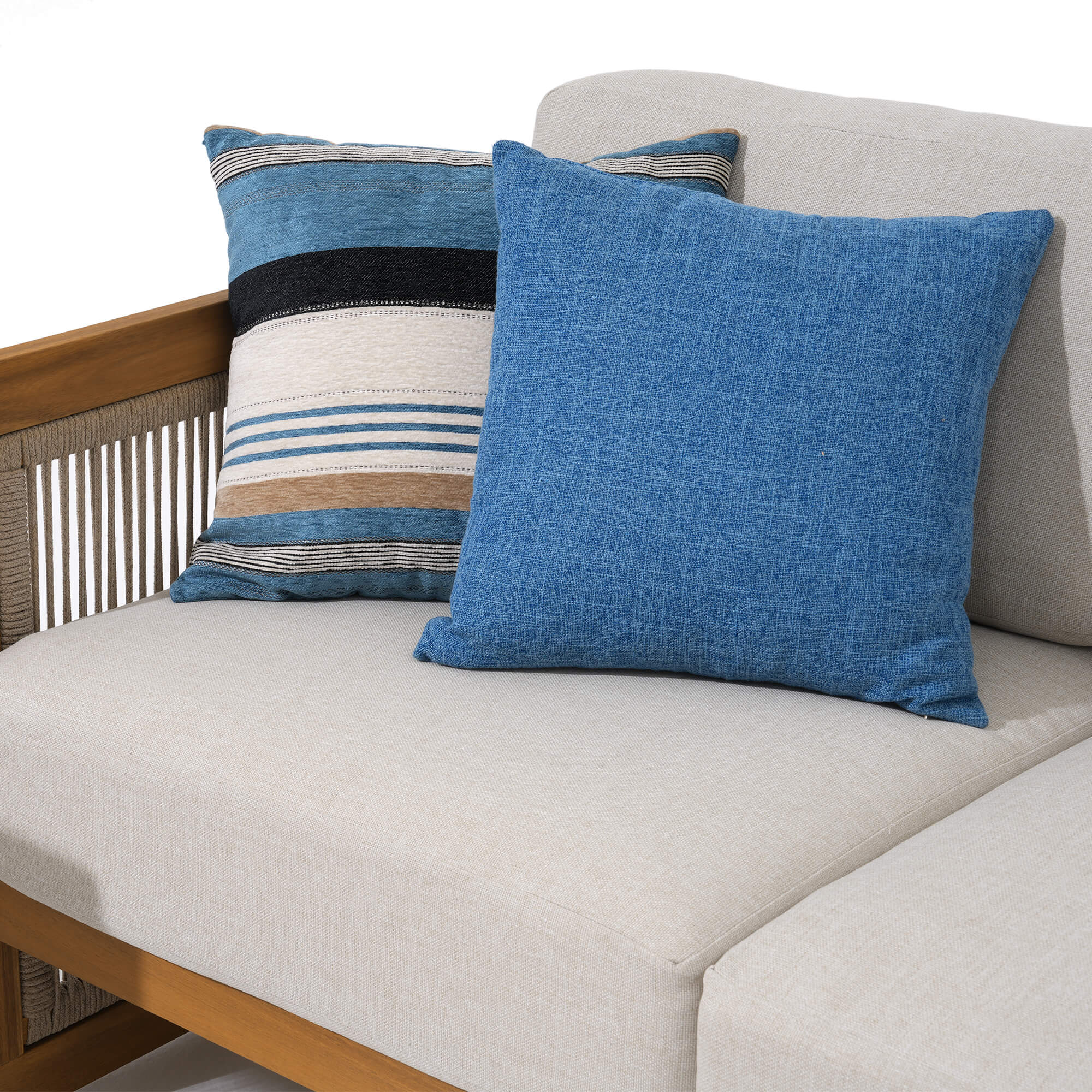 Two pillows on the sofa- Jardina Modern Premium Patio Outdoor Furniture