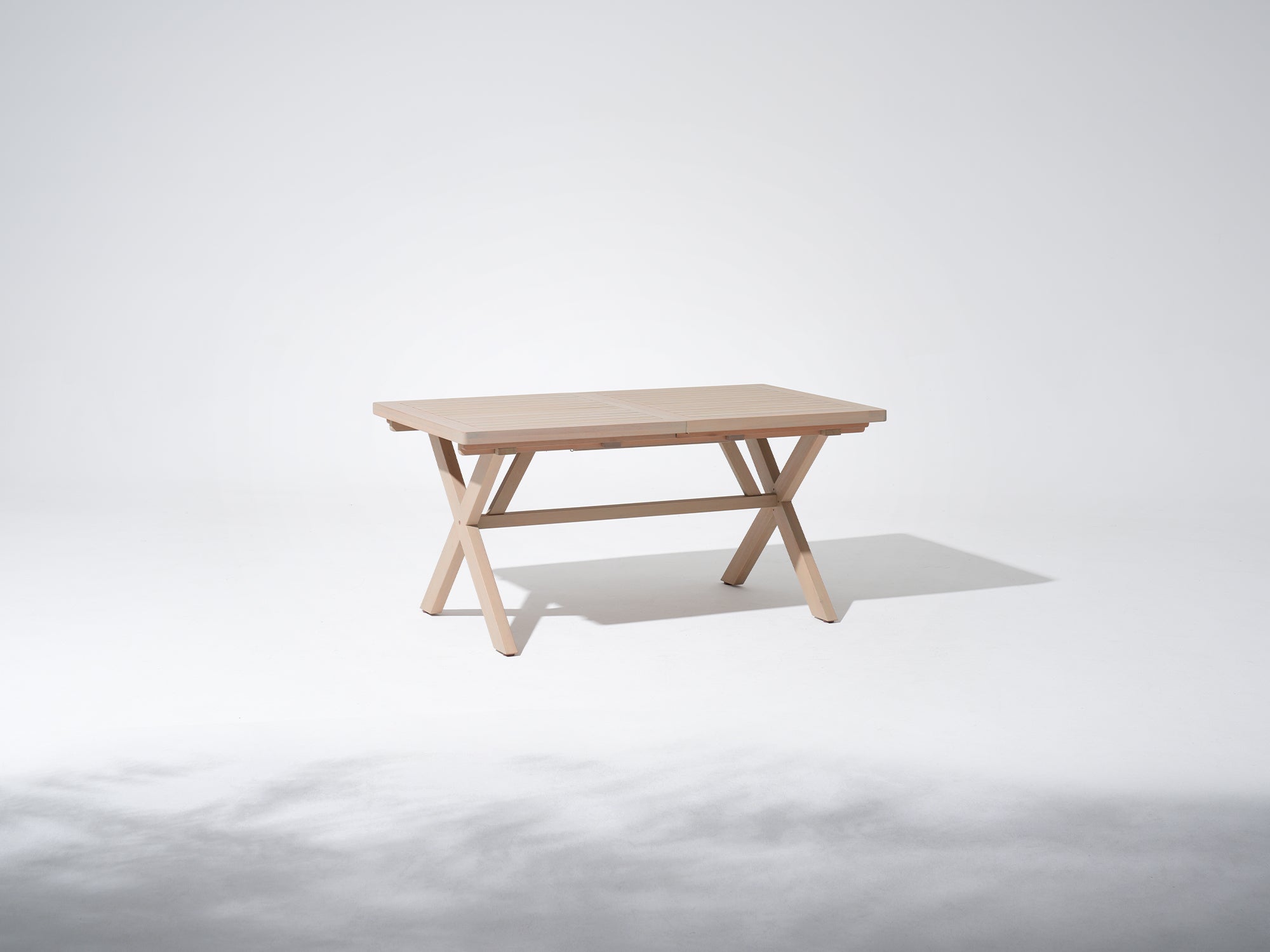 Drift Extendable Outdoor Dining Set For 6-8 People, Eucalyptus Wood, 63''- 87''