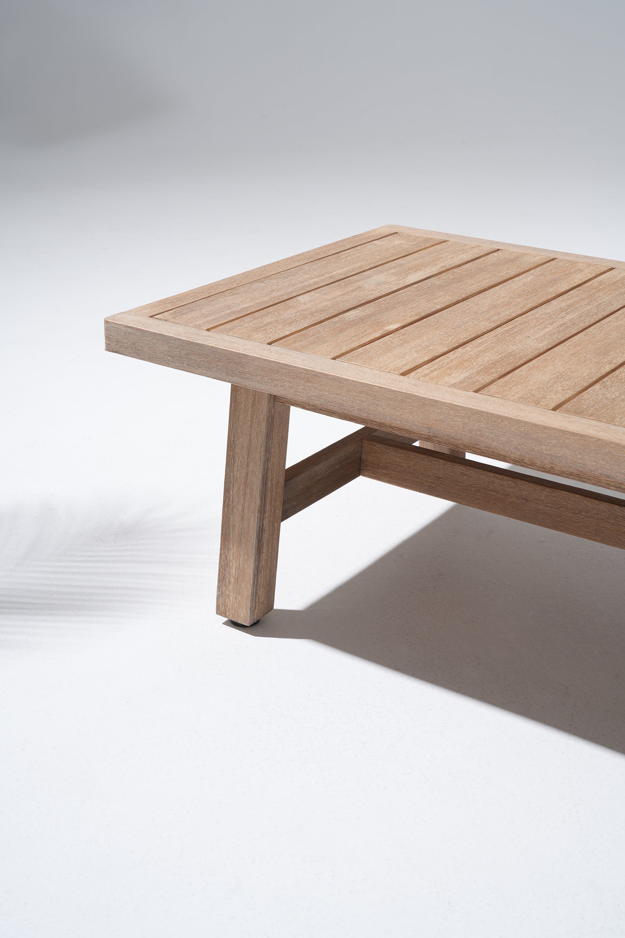 Wooden low dining table- Jardina Modern Premium Outdoor Patio Dining Furniture