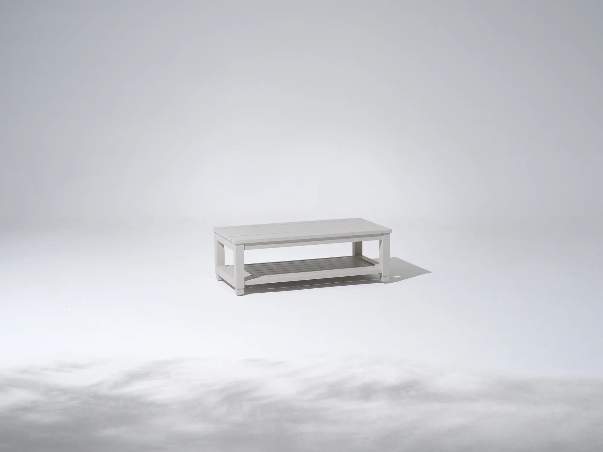 Vela Aluminum White Outdoor Sofa Set, Swivel Lounge Chair, Olefin White Cushions, Mixed Tables