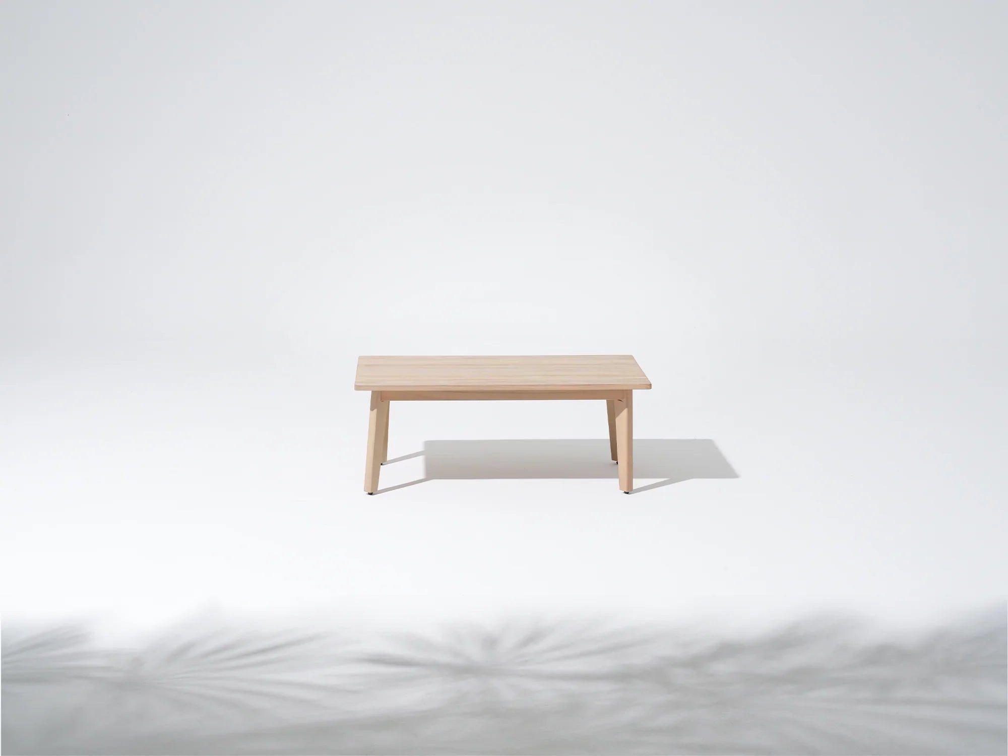 Foristern Wooden Outdoor Coffee Table, Slatted Design