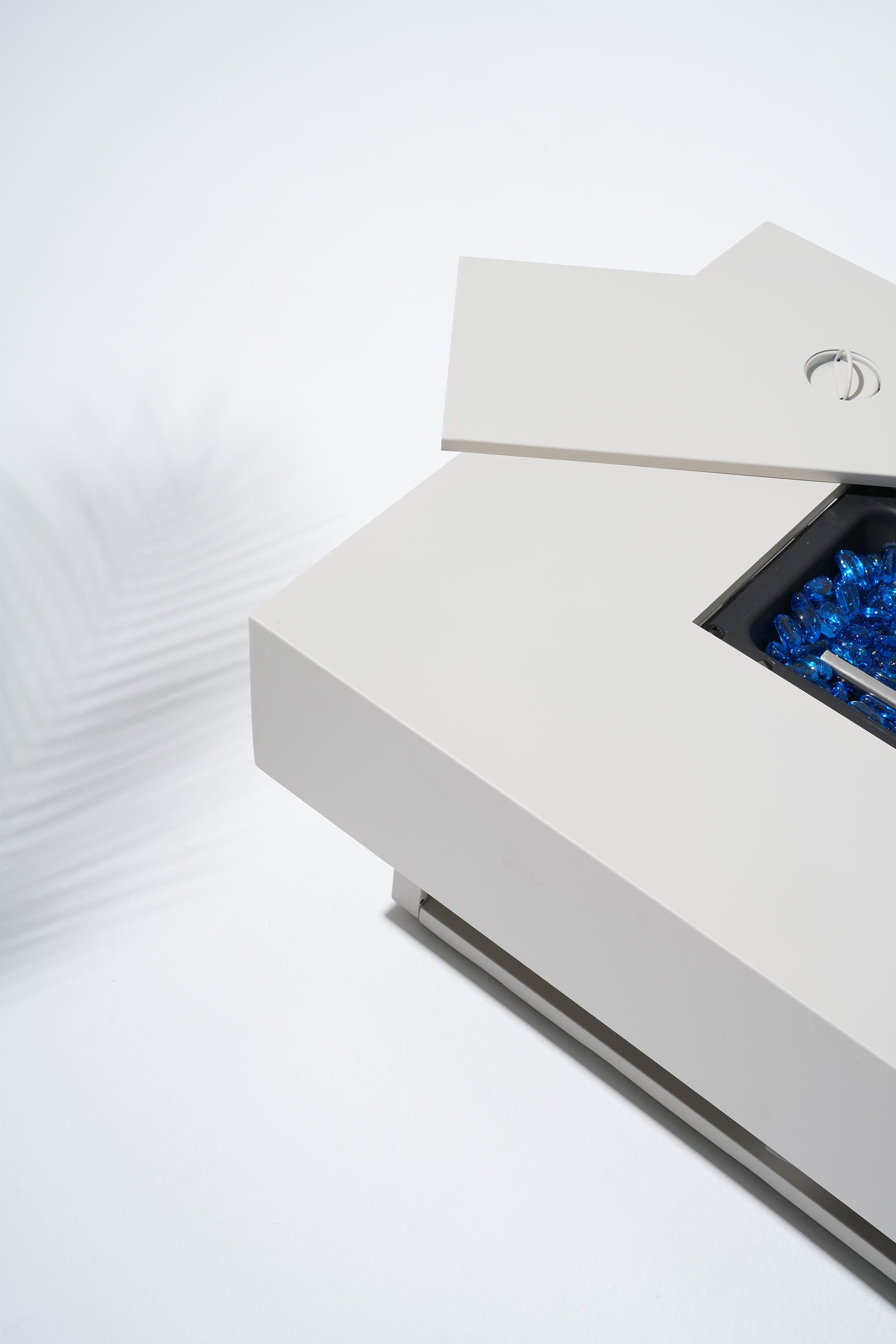 Sova Modern Aluminum Outdoor Sofa Set with Fire Pit, Swivel Chairs, Mixed Tables, Light Beige Cushions