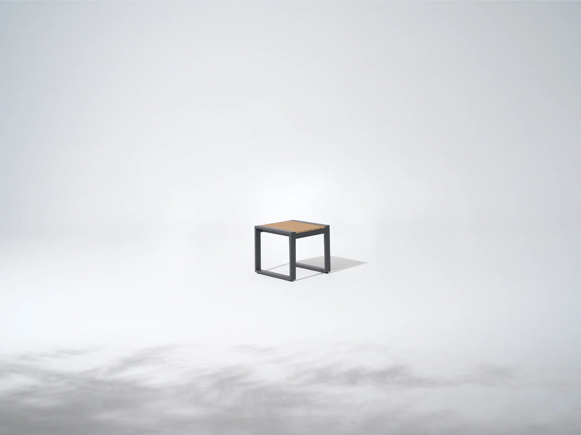 Addison 3-Piece Outdoor Swivel Chair Set, Wide Armrests & Side Table, Modern Patio Furniture