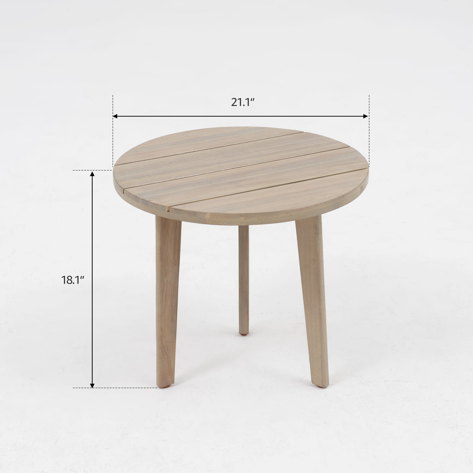 Cali Wood Outdoor Round Table