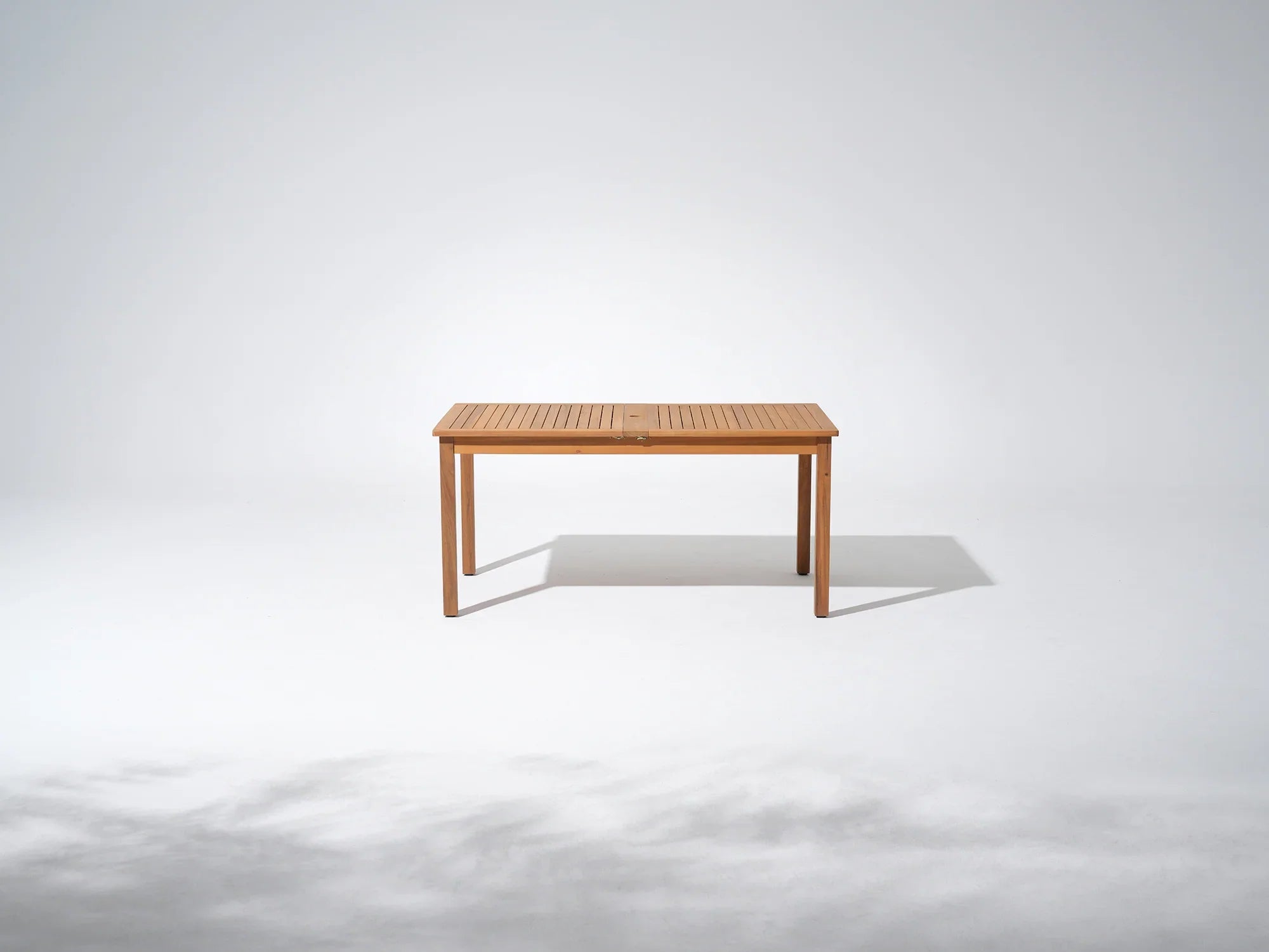 acacia Wooden table with umbrella hole