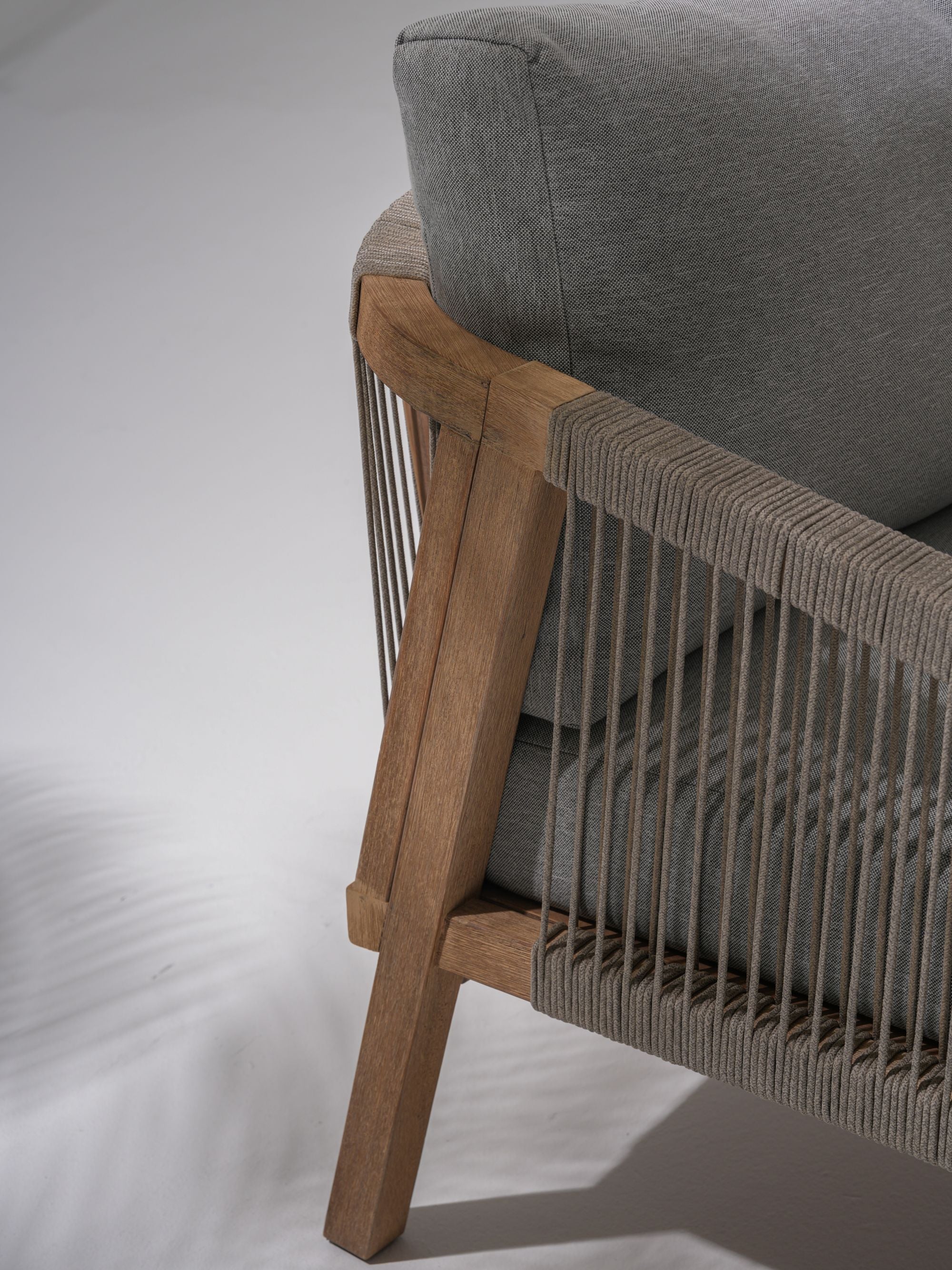 Thalea 7 Seats Wooden Patio Conversation Set with Coffee Table