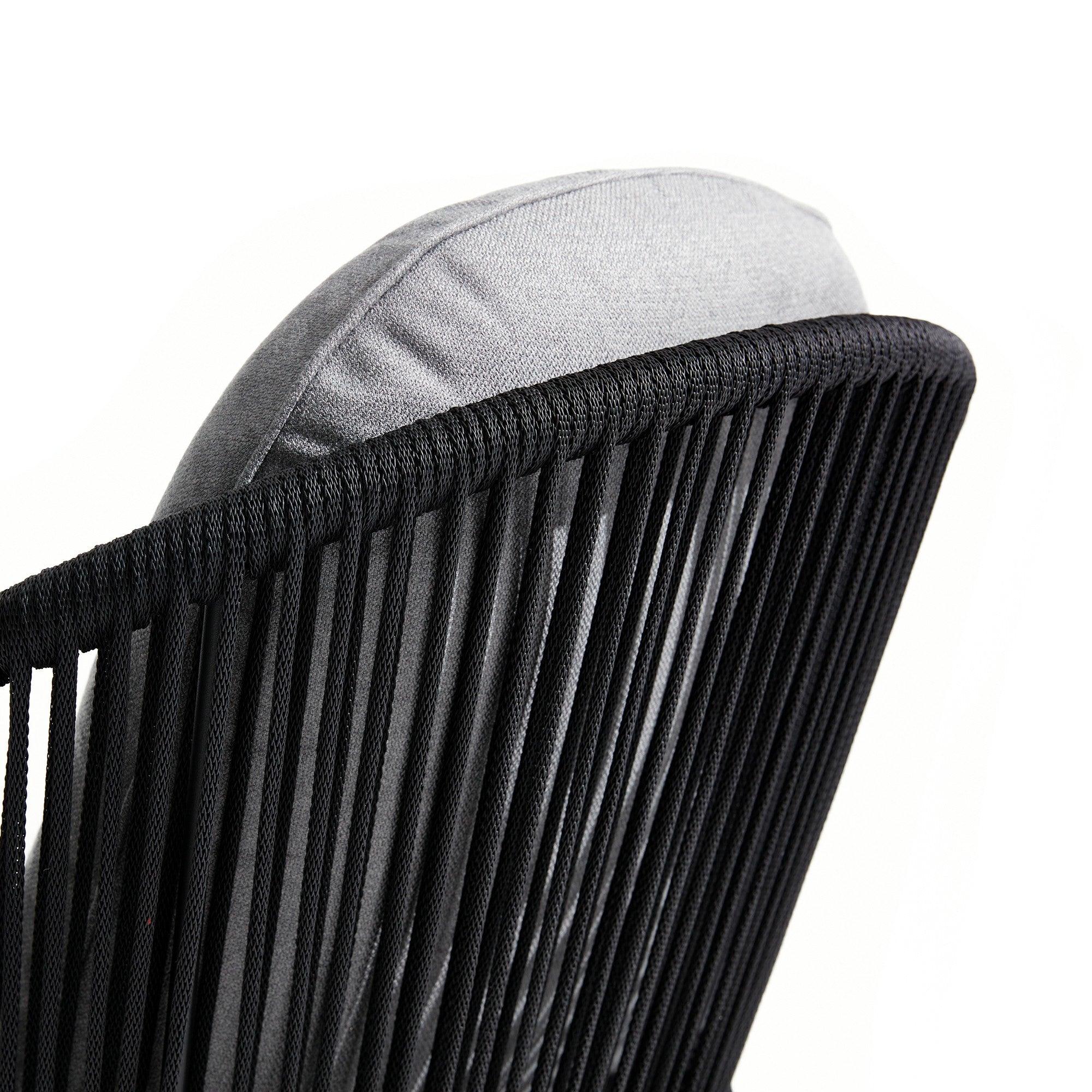 Wonder Golden Gate Outdoor Dining Arm Chair, Gray