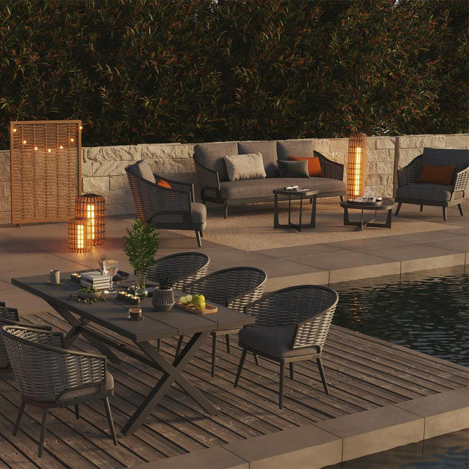 How To Arrange Patio With Conversation Set and Dining Set