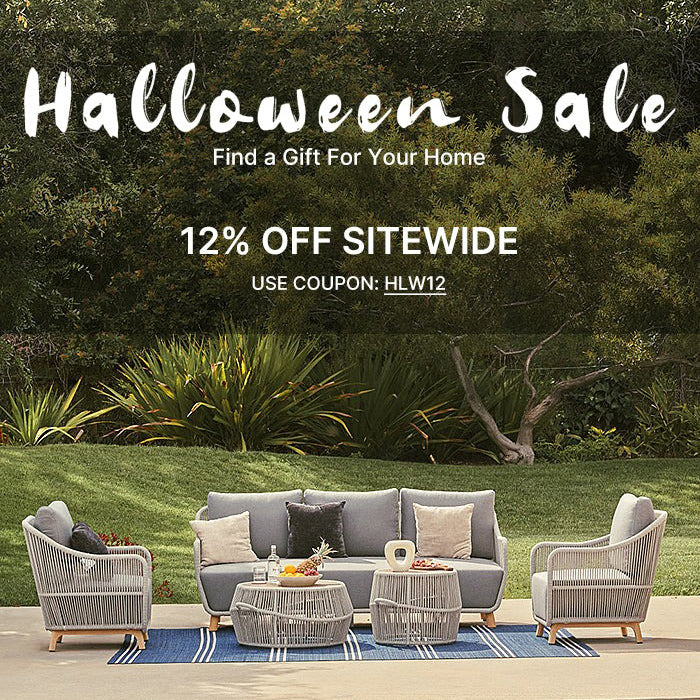 Get Spooked with Amazing Savings! Jardina's Outdoor Furniture Halloween Sale