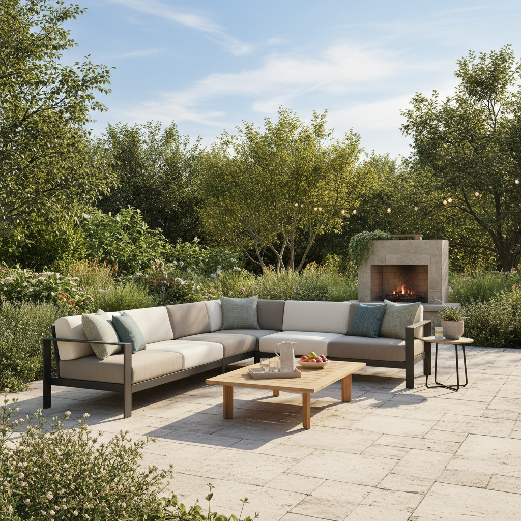 Best Outdoor Sectional Materials: Wood vs Aluminum vs Synthetic Rope & Wicker