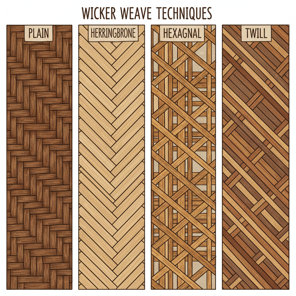 5 Popular Wicker Furniture Weaving Techniques
