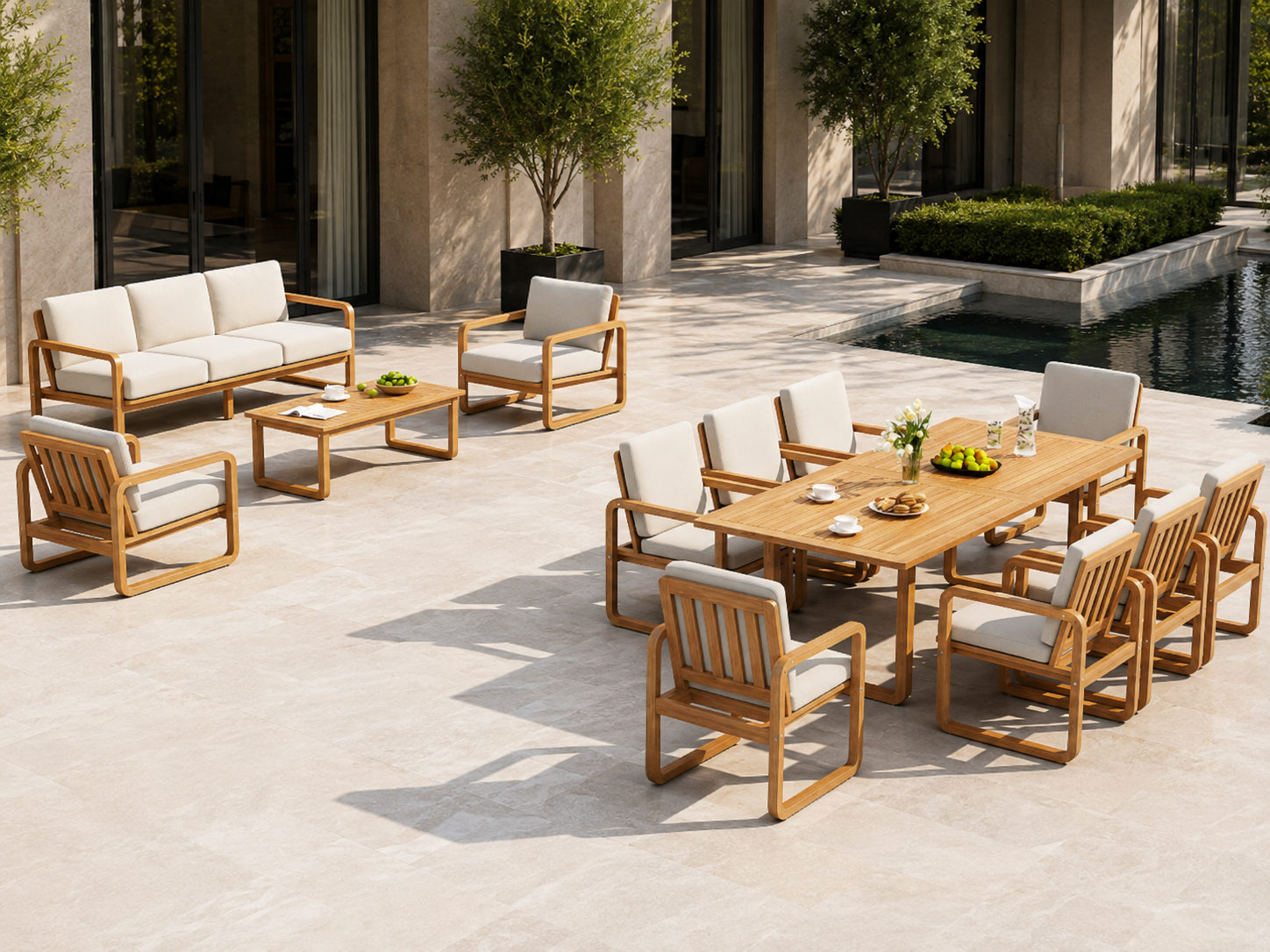 Amaya Collection Modern Outdoor Patio Furniture  | Jardina Outdoor Your Living