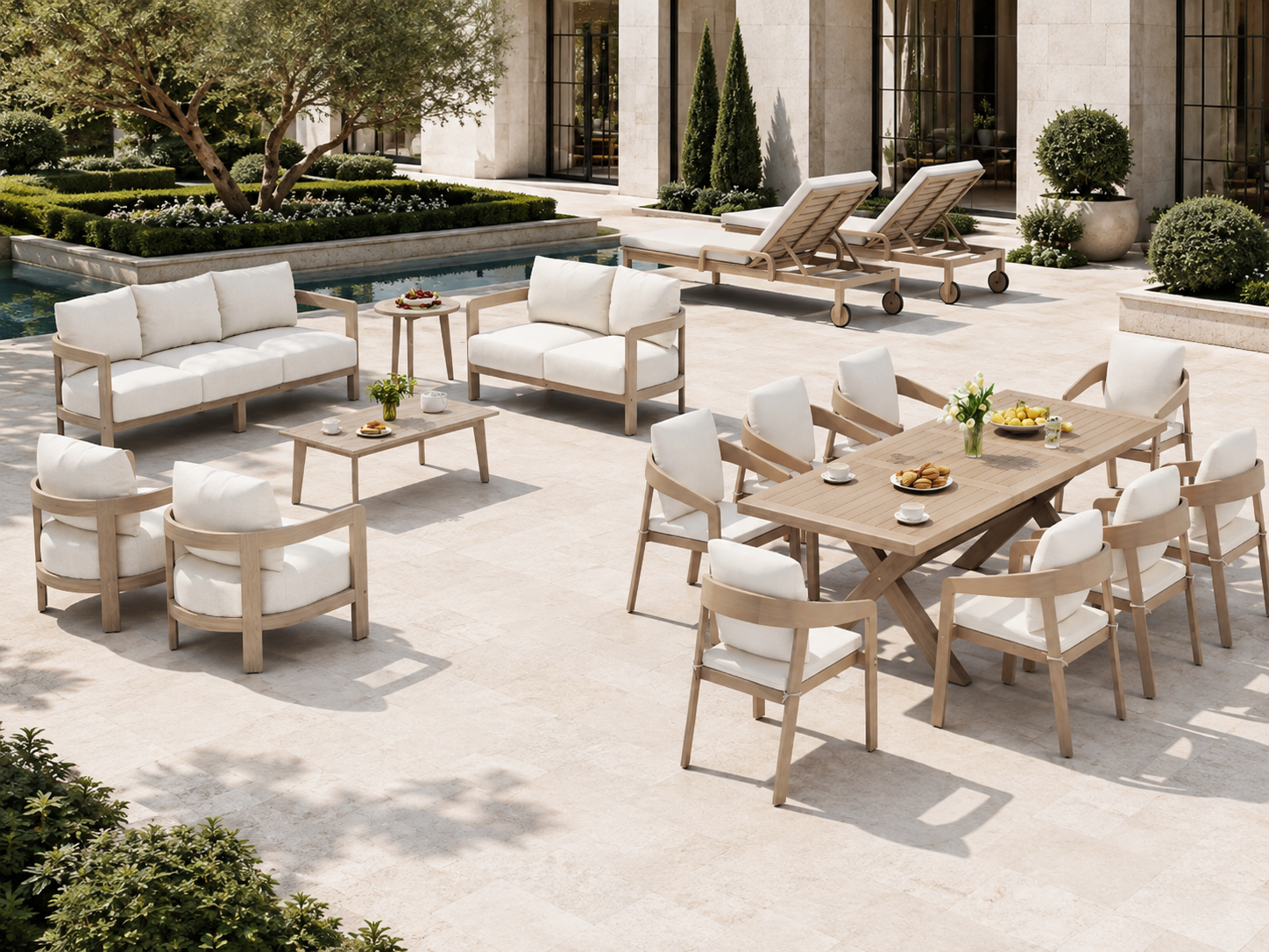 Cali Collection Modern Outdoor Patio Furniture  | Jardina Outdoor Your Living