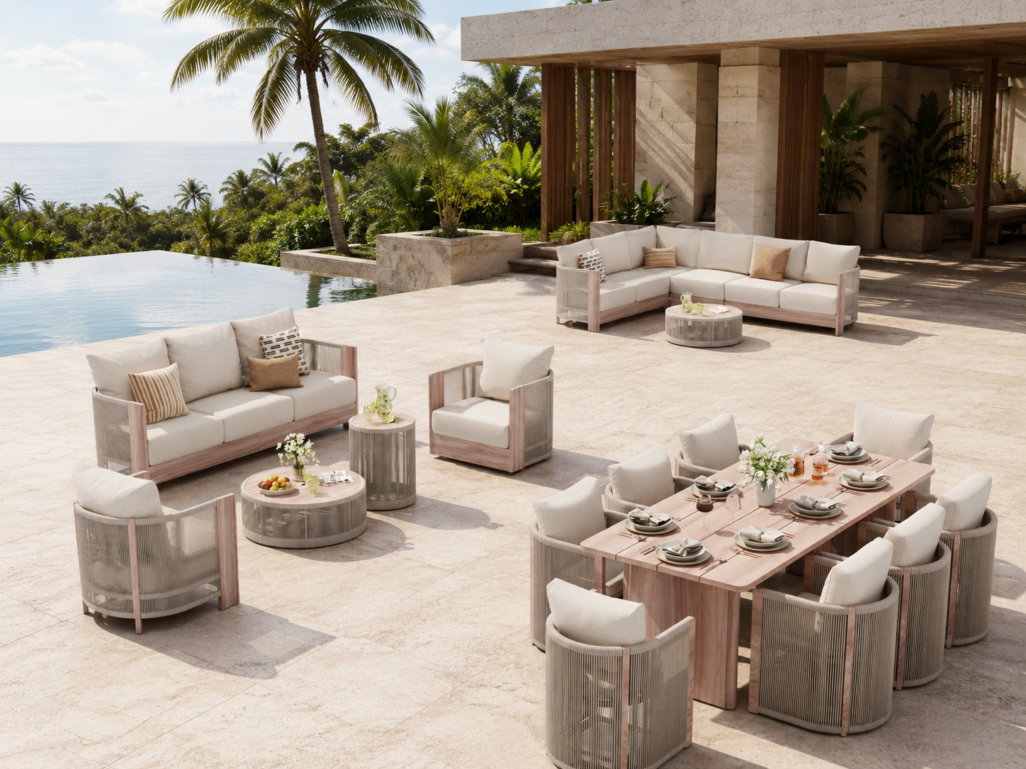 Irati Collection Modern Outdoor Patio Furniture  | Jardina Outdoor Your Living