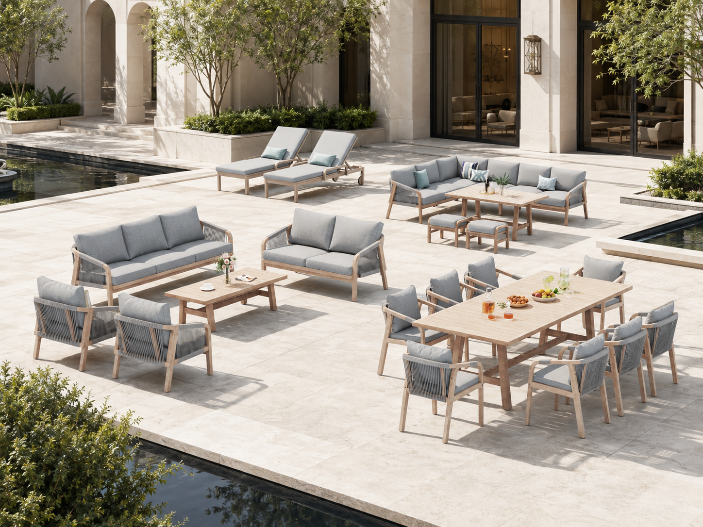 Thalea Collection Modern Outdoor Patio Furniture  | Jardina Outdoor Your Living